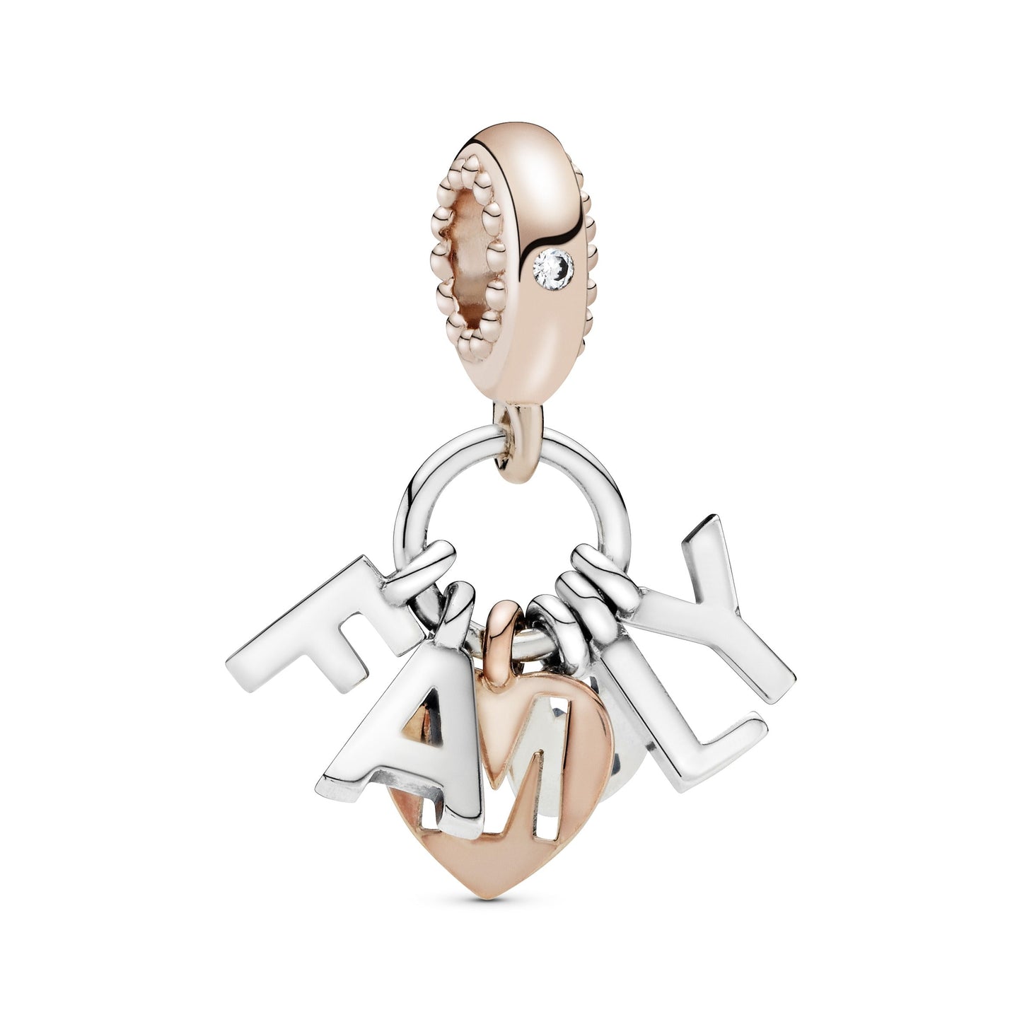 Family Letters Dangle Charm Premium Fashion Jewelry Gift Collection