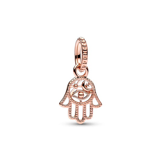 Protective Hamsa Hand Dangle Charm Premium Fashion Jewelry Gift Collection