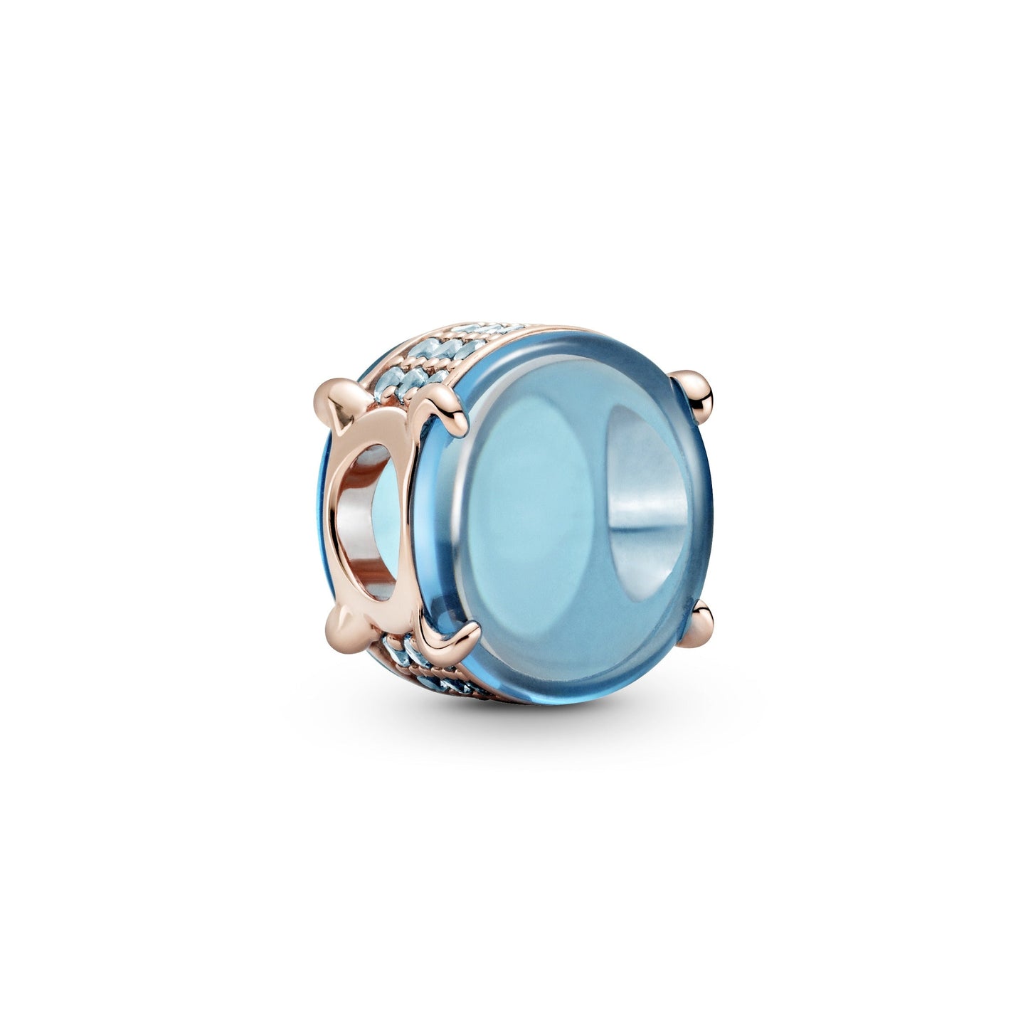 Blue Oval Cabochon Charm Premium Fashion Jewelry Gift Collection