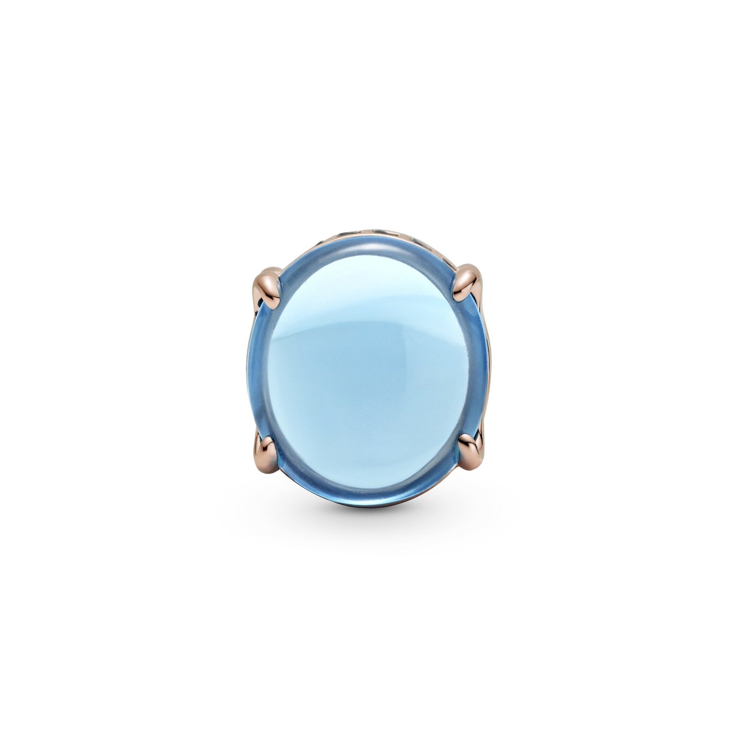 Blue Oval Cabochon Charm Premium Fashion Jewelry Gift Collection