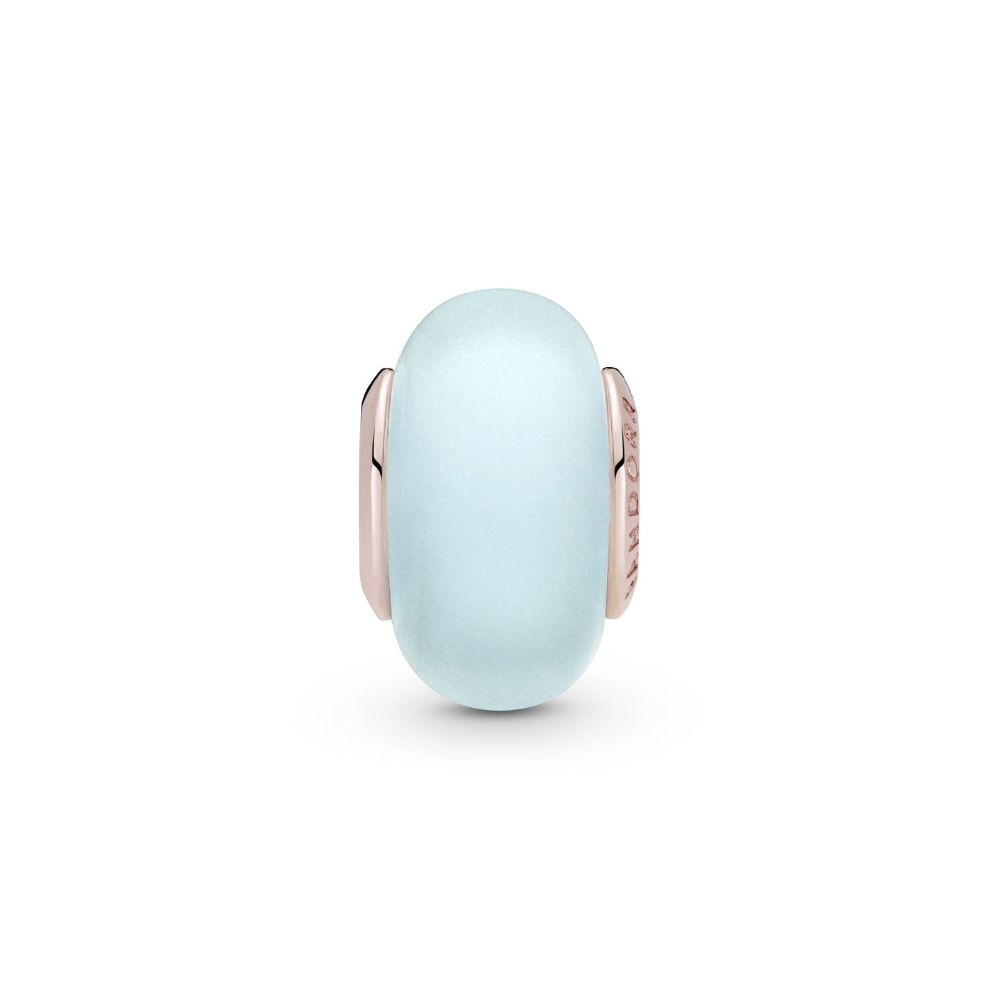 Matte Blue Murano Glass Charm Premium Fashion Jewelry Gift Collection