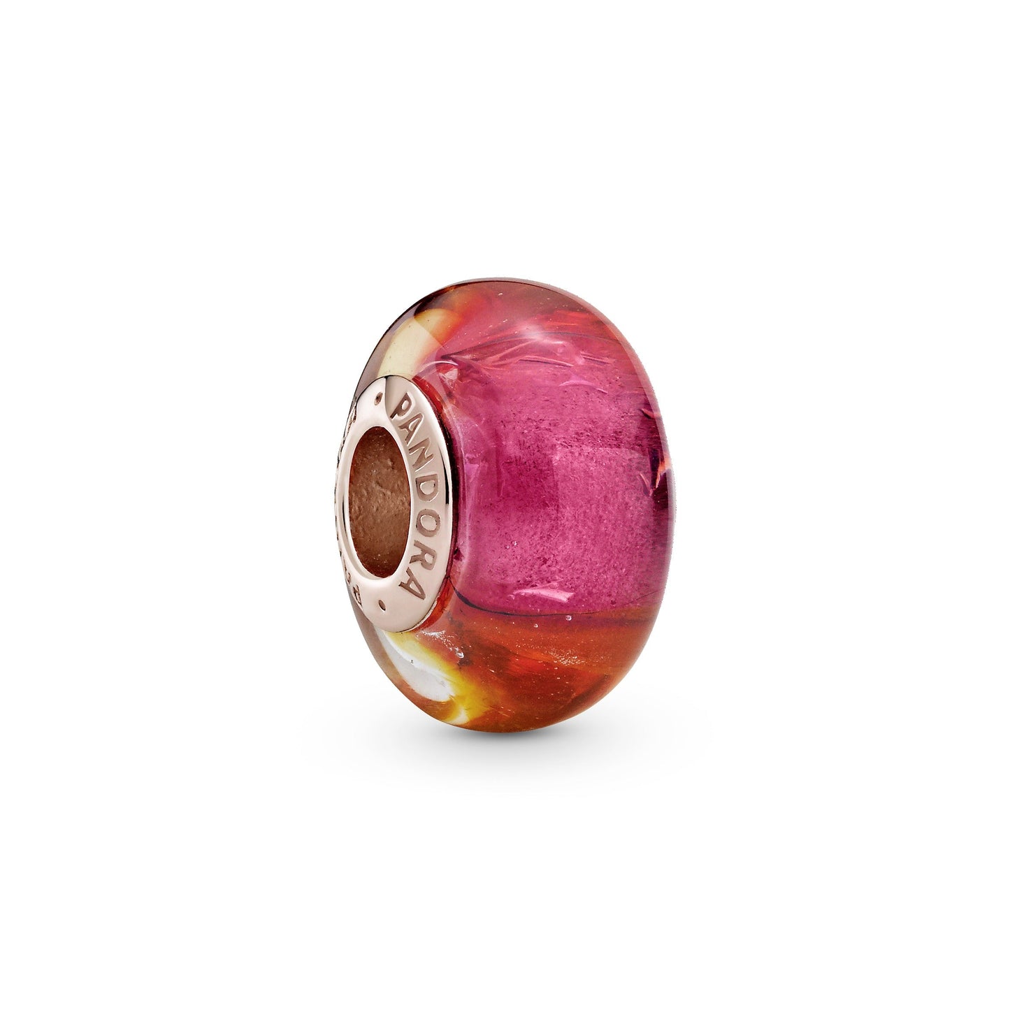 Glittering Sunset Murano Glass Charm Premium Fashion Jewelry Gift Collection