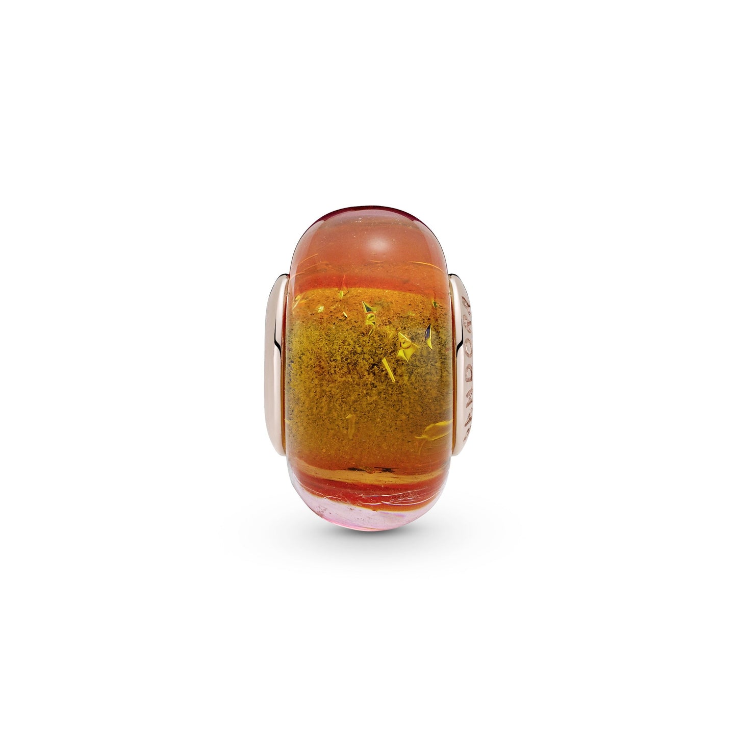 Glittering Sunset Murano Glass Charm Premium Fashion Jewelry Gift Collection