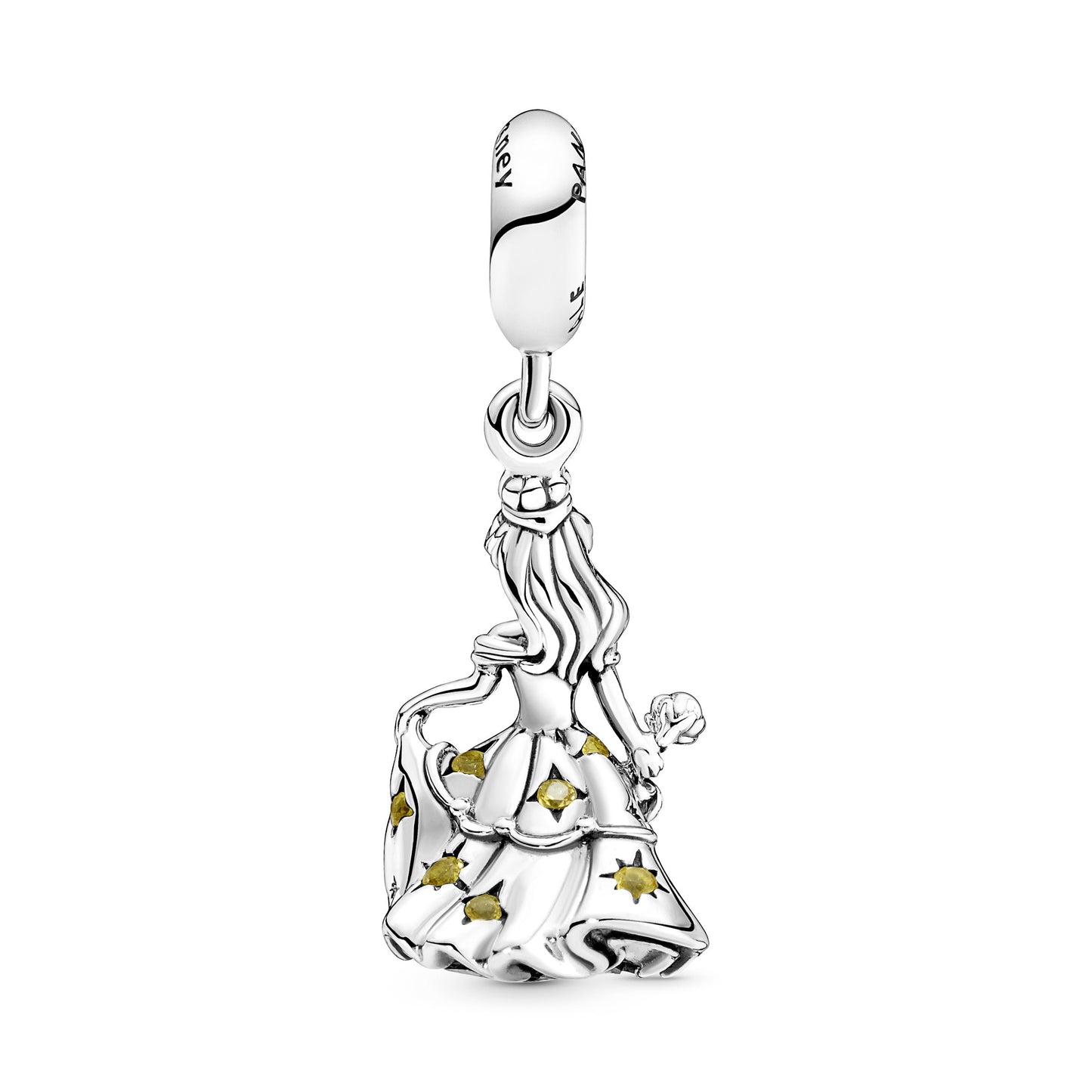 Disney Beauty and the Beast Dancing Belle Dangle Charm Premium Fashion Jewelry Gift Collection