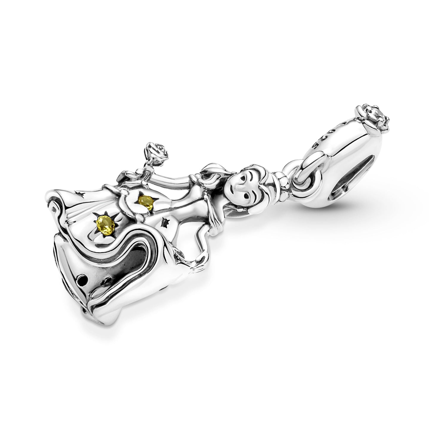 Disney Beauty and the Beast Dancing Belle Dangle Charm Premium Fashion Jewelry Gift Collection