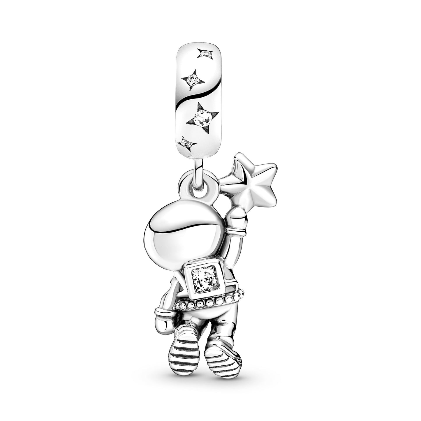 Astronaut In The Galaxy Dangle Charm Premium Fashion Jewelry Gift Collection
