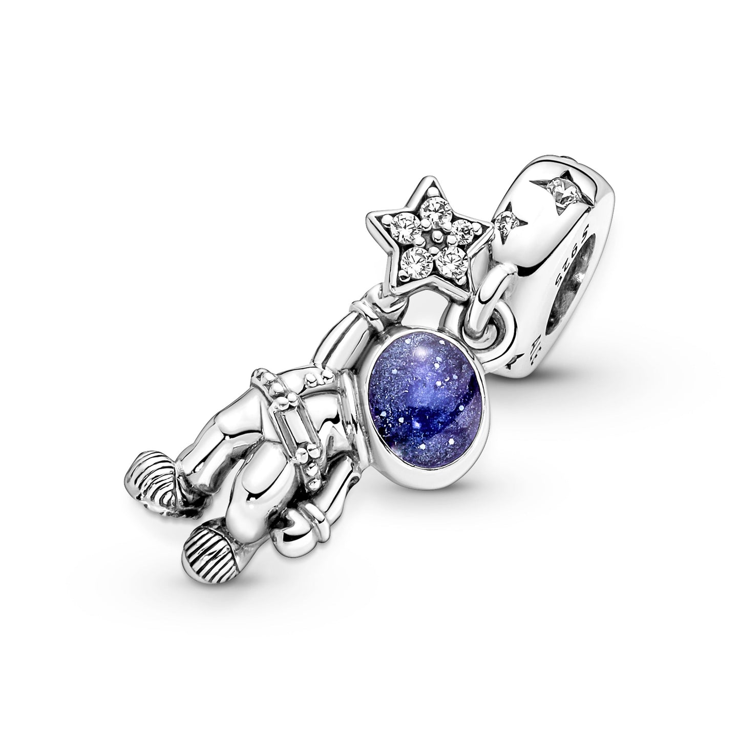 Astronaut In The Galaxy Dangle Charm Premium Fashion Jewelry Gift Collection