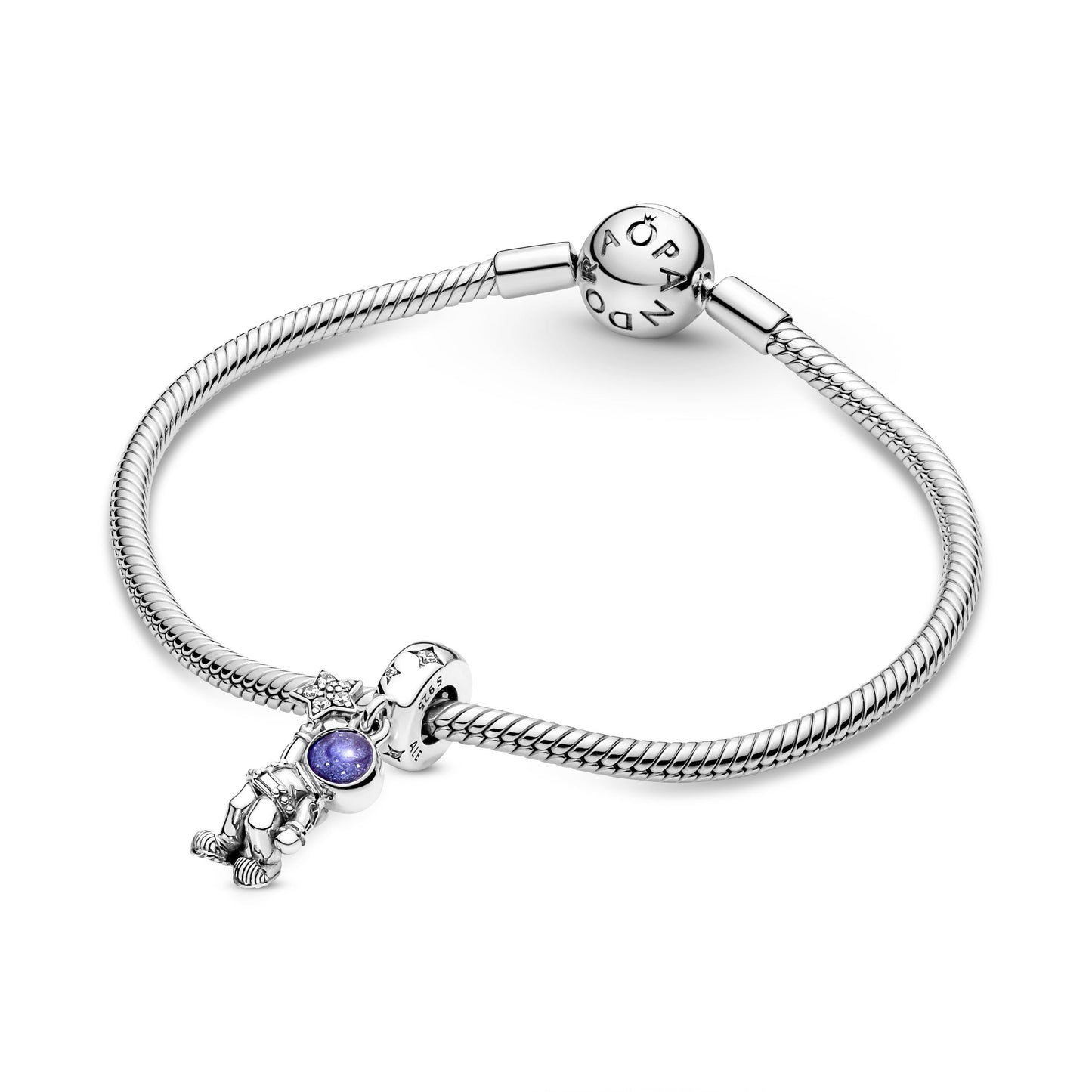 Astronaut In The Galaxy Dangle Charm Premium Fashion Jewelry Gift Collection