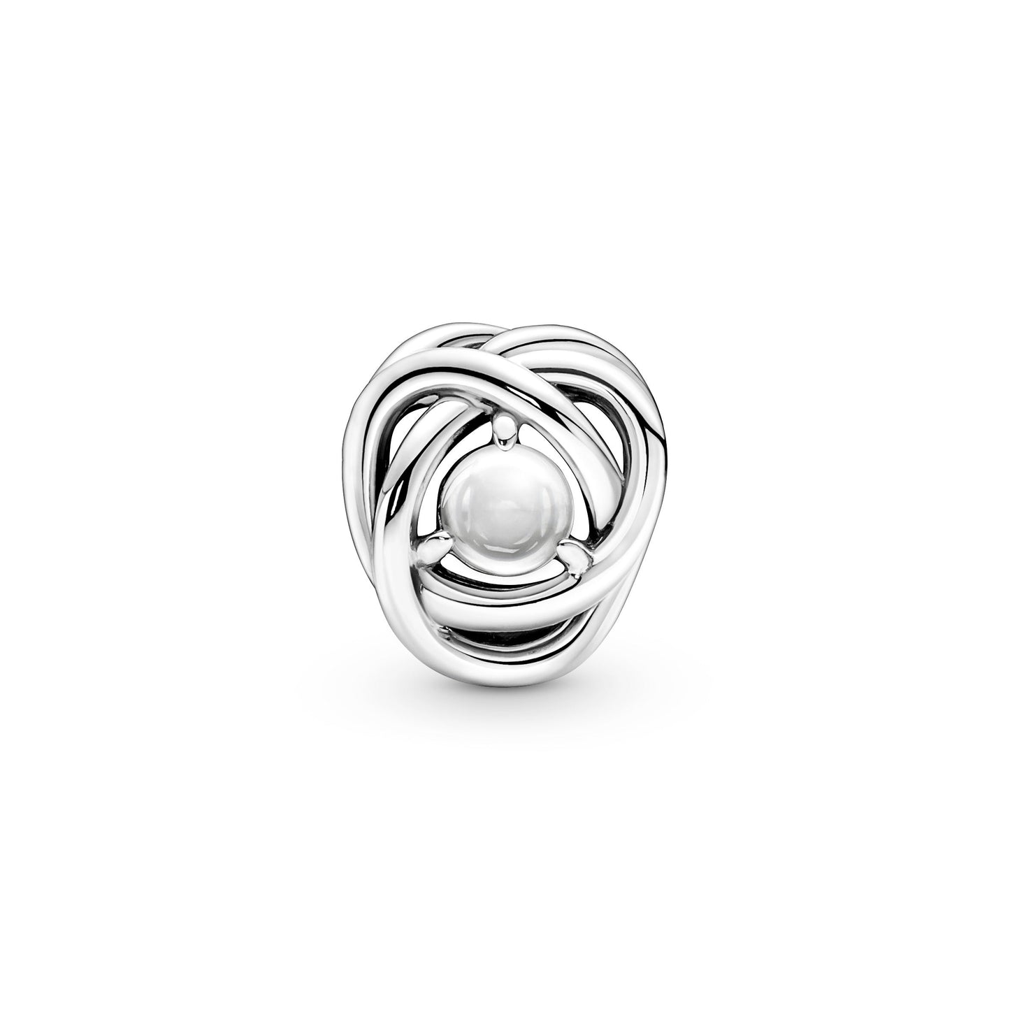 Clear Eternity Circle Charm Premium Fashion Jewelry Gift Collection