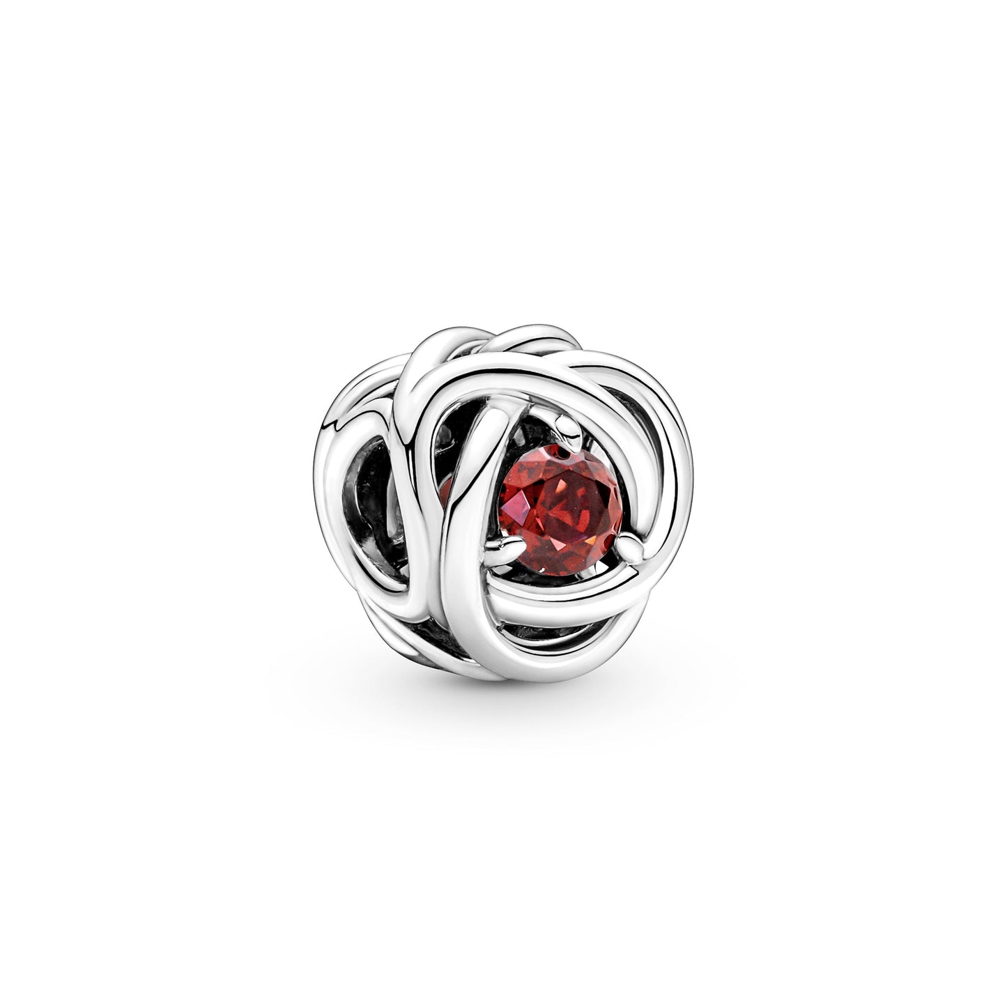 True Red Eternity Circle Charm Premium Fashion Jewelry Gift Collection