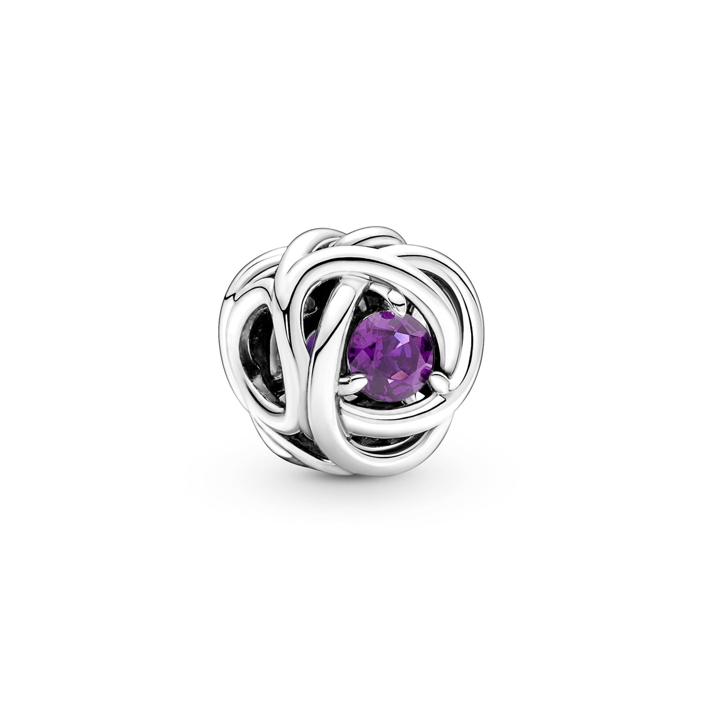 Purple Eternity Circle Charm Premium Fashion Jewelry Gift Collection