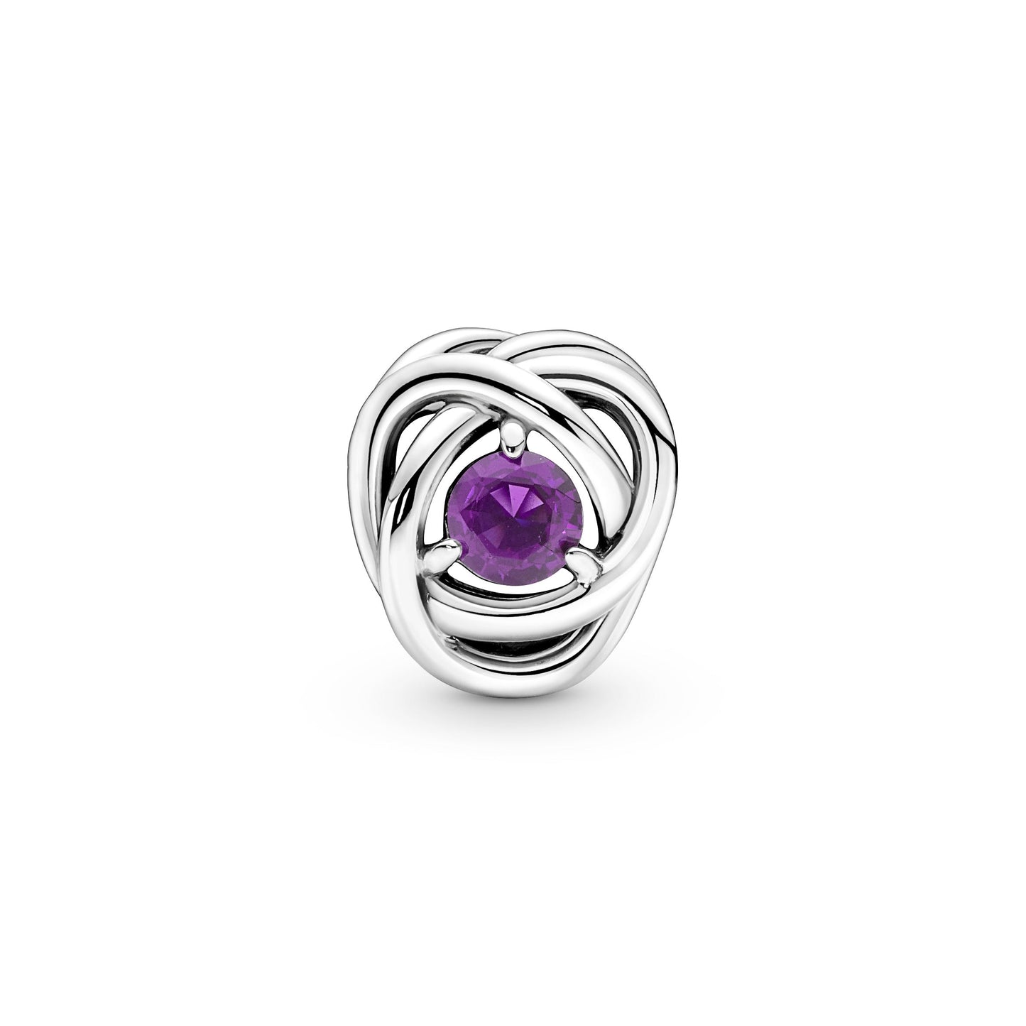 Purple Eternity Circle Charm Premium Fashion Jewelry Gift Collection
