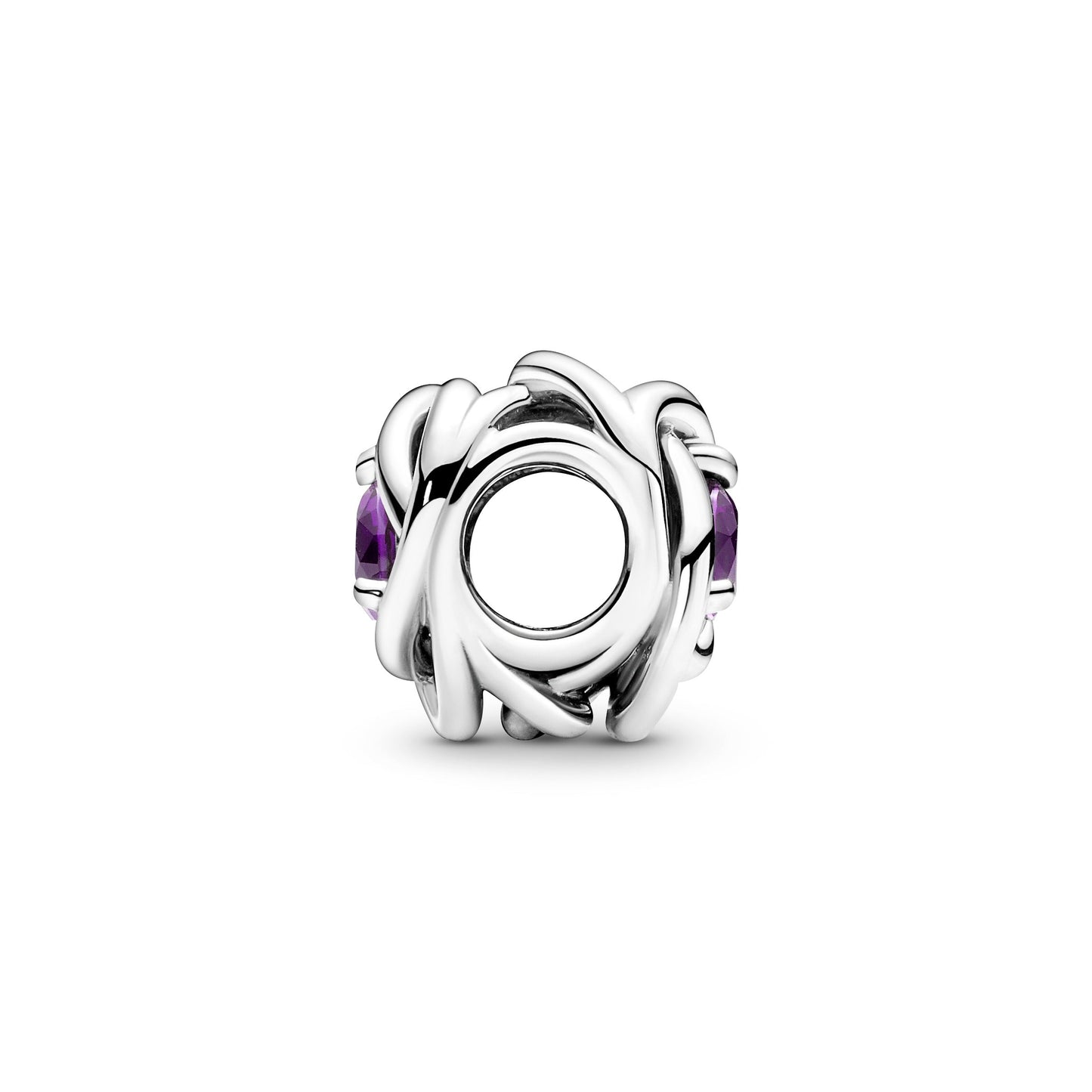 Purple Eternity Circle Charm Premium Fashion Jewelry Gift Collection