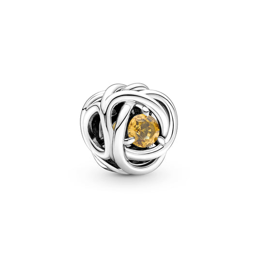 Honey Eternity Circle Charm Premium Fashion Jewelry Gift Collection