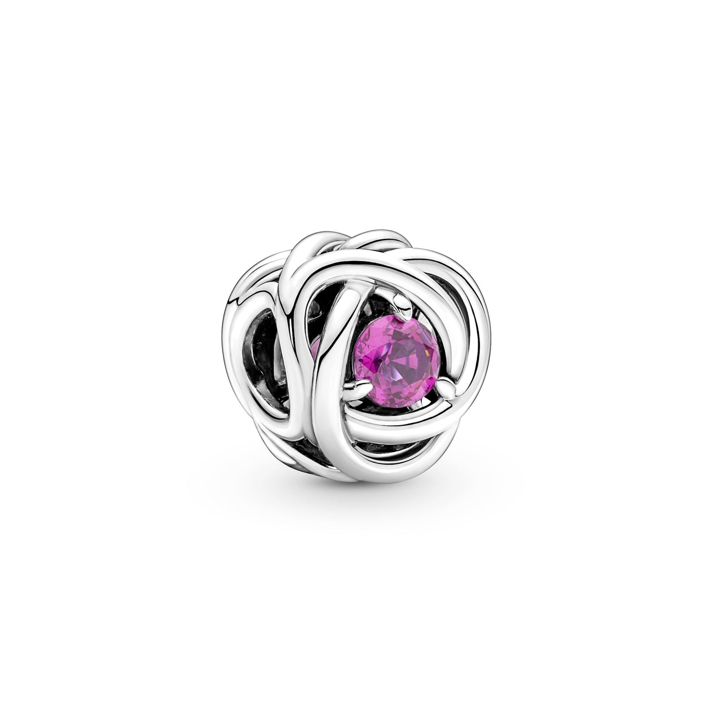 Pink Eternity Circle Charm Premium Fashion Jewelry Gift Collection