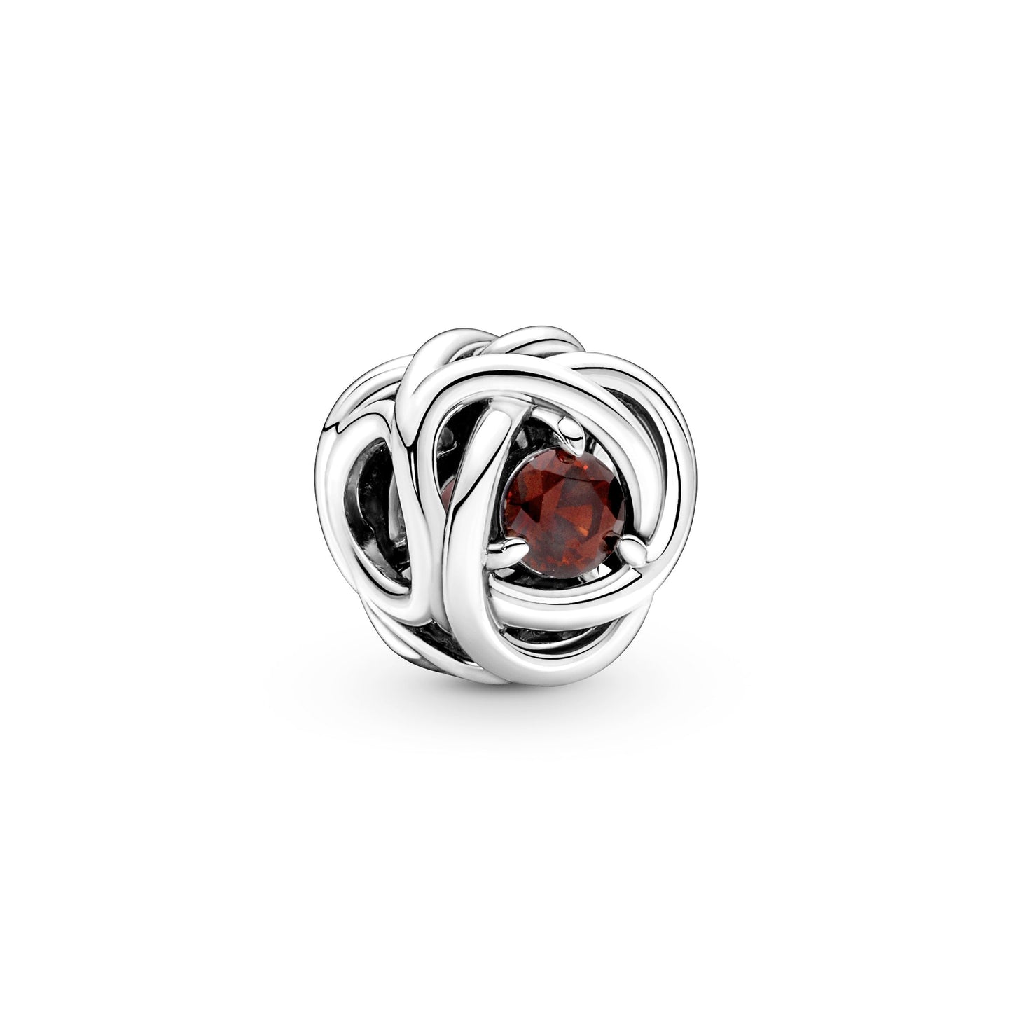 Red Eternity Circle Charm Premium Fashion Jewelry Gift Collection