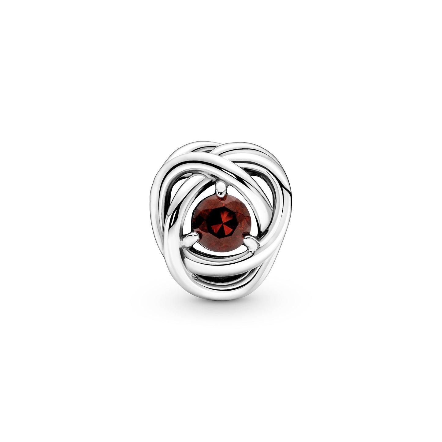 Red Eternity Circle Charm Premium Fashion Jewelry Gift Collection