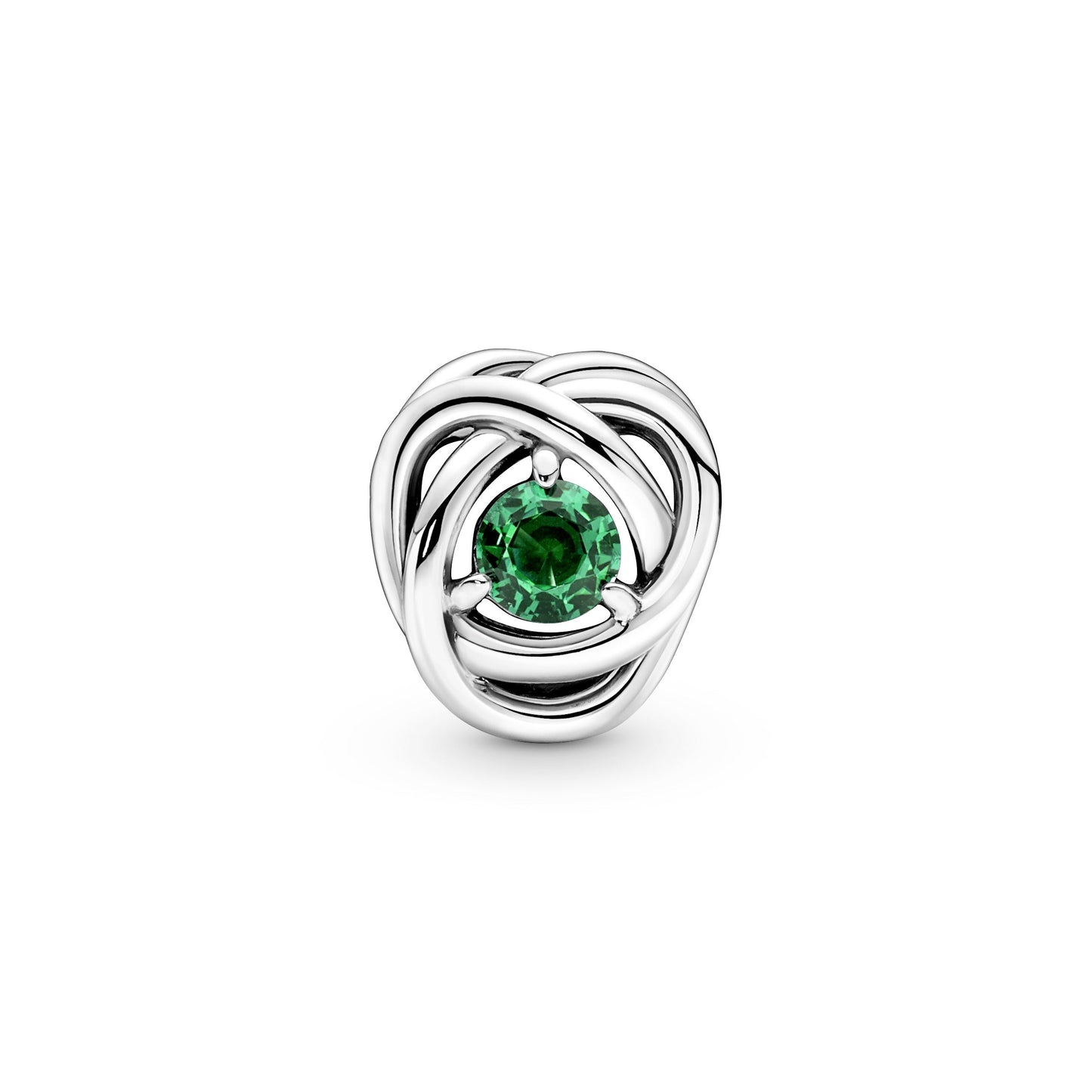 Green Eternity Circle Charm Premium Fashion Jewelry Gift Collection