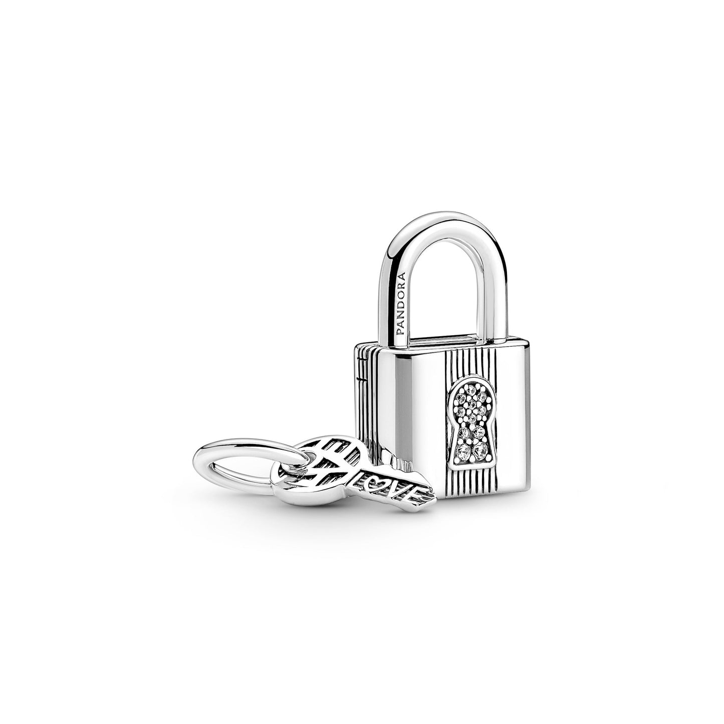 Padlock and Key Dangle Charm Premium Fashion Jewelry Gift Collection