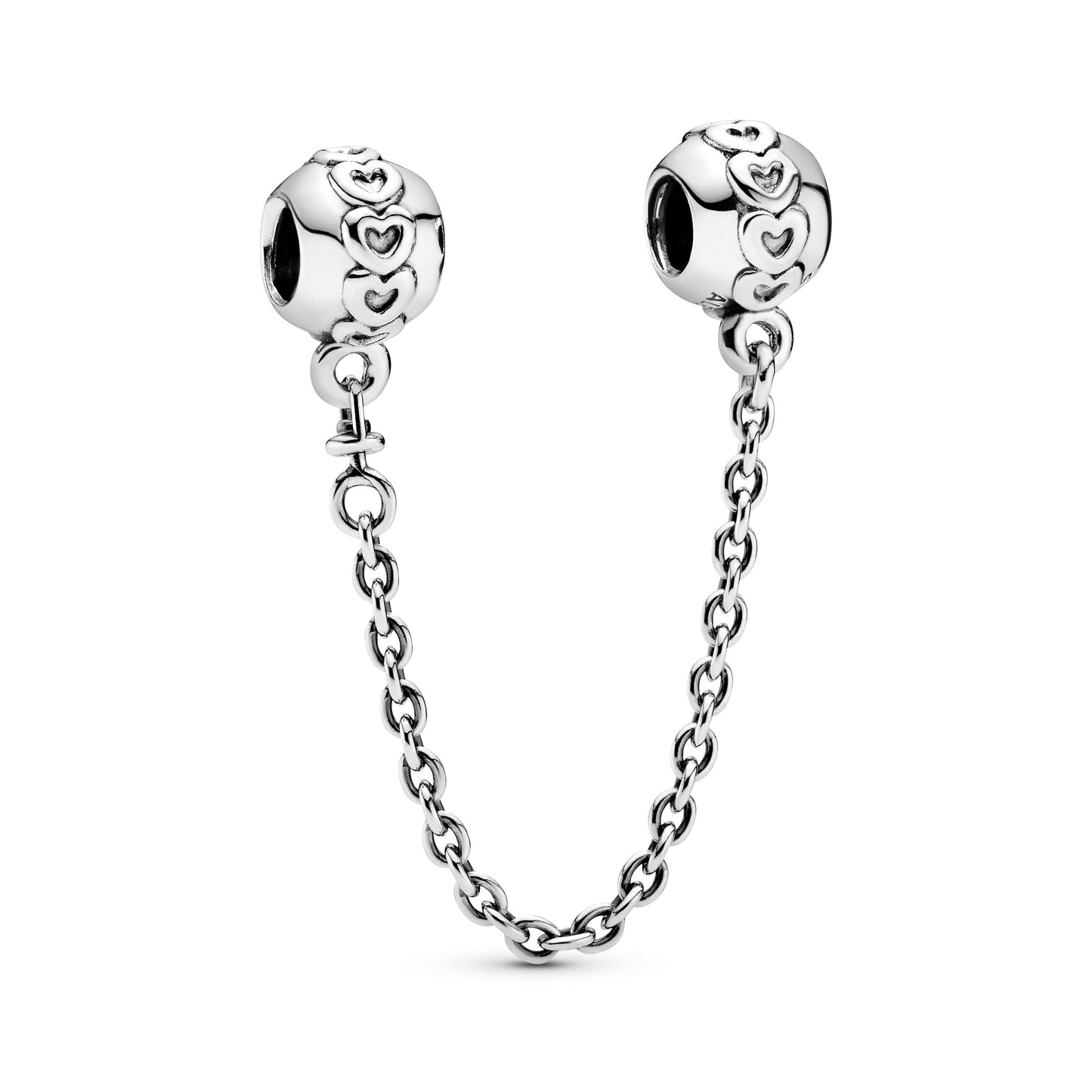 Band of Hearts Safety Chain Charm Premium Fashion Jewelry Gift Collection