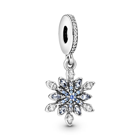 Shimmering Snowflake Dangle Charm Premium Fashion Jewelry Gift Collection