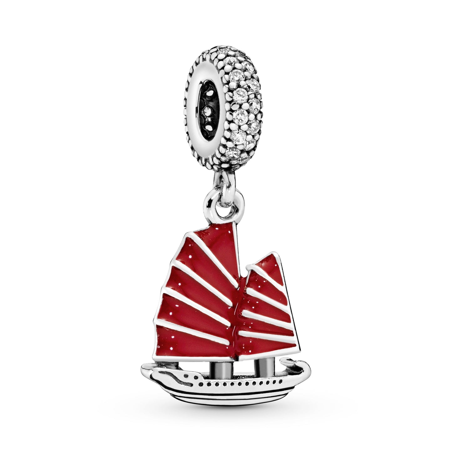Chinese Junk Ship Dangle Charm Premium Fashion Jewelry Gift Collection