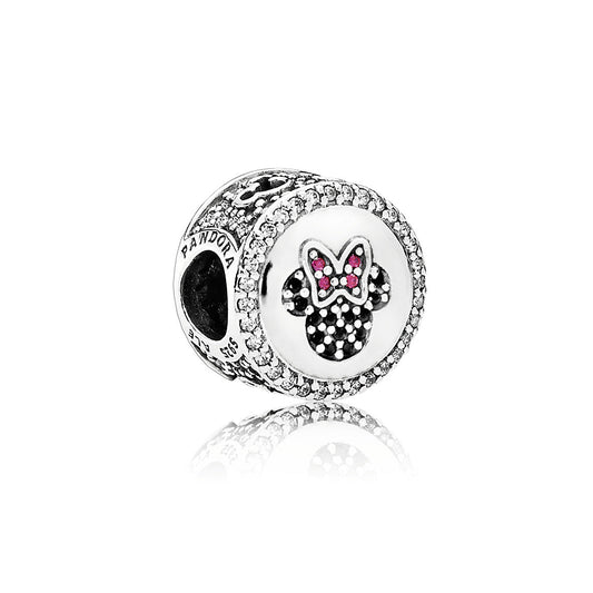 Disney Mickey & Minnie Charm Premium Fashion Jewelry Gift Collection