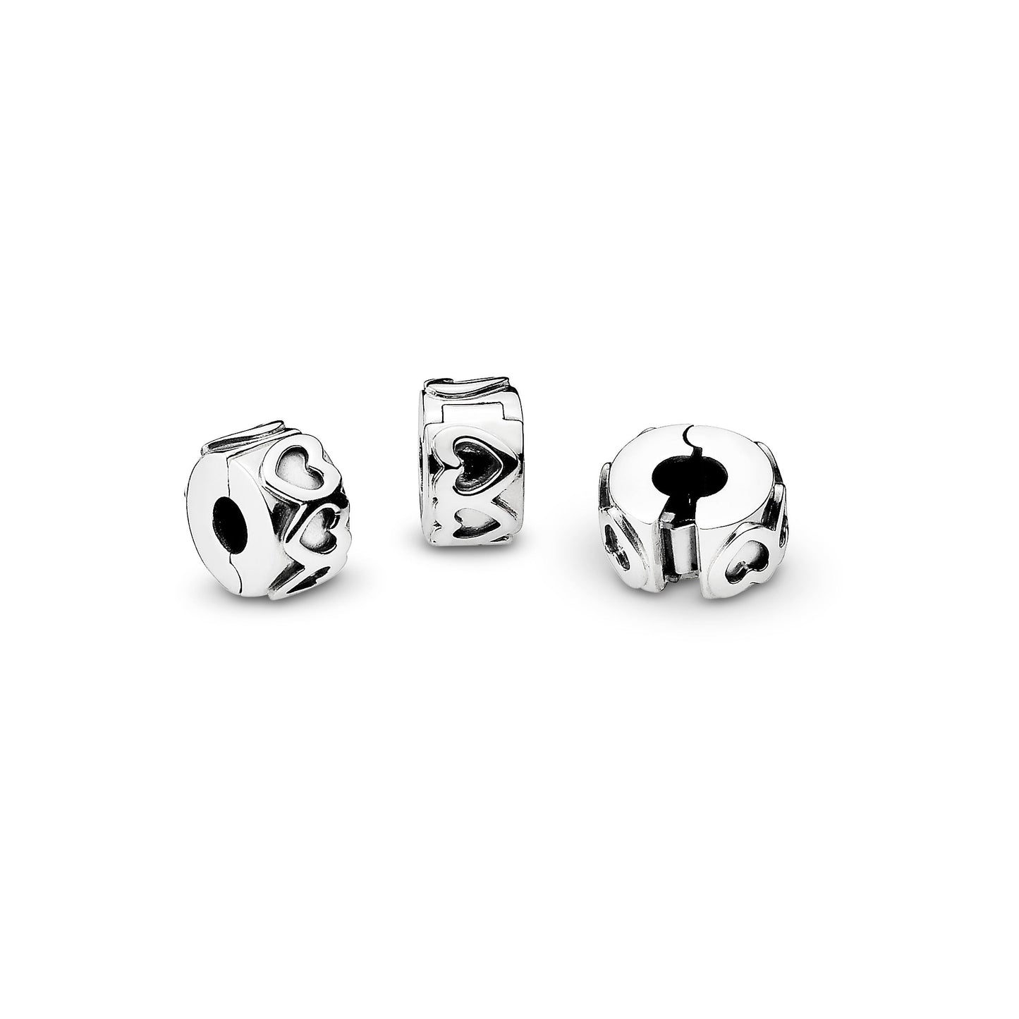 Band of Hearts Clip Charm Premium Fashion Jewelry Gift Collection