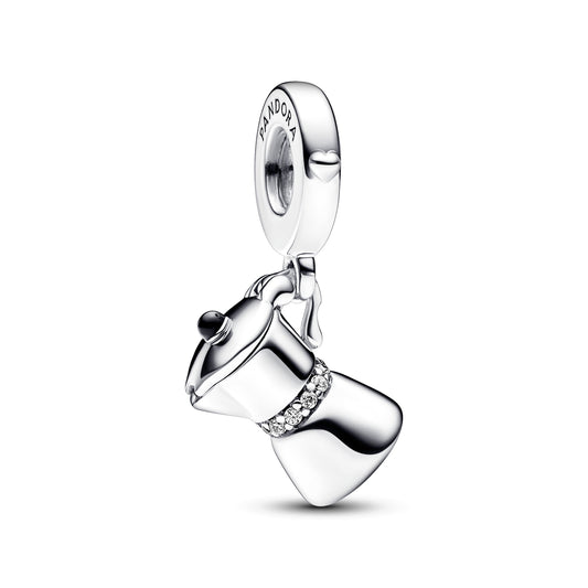 Moka Pot Dangle Charm Premium Fashion Jewelry Gift Collection