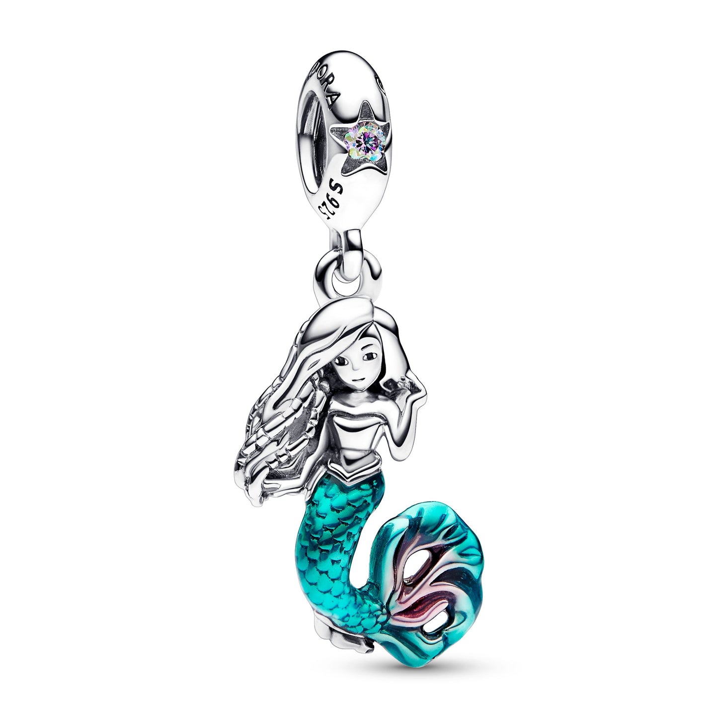 Disney The Little Mermaid Ariel Dangle Charm Premium Fashion Jewelry Gift Collection