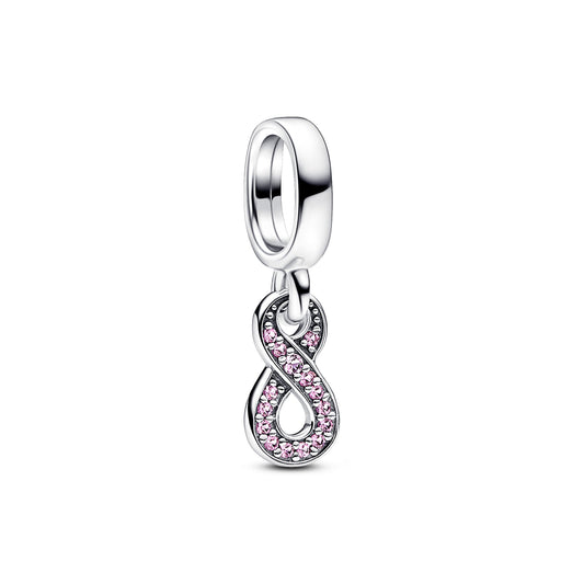 Sparkling Infinity Dangle Charm Premium Fashion Jewelry Gift Collection