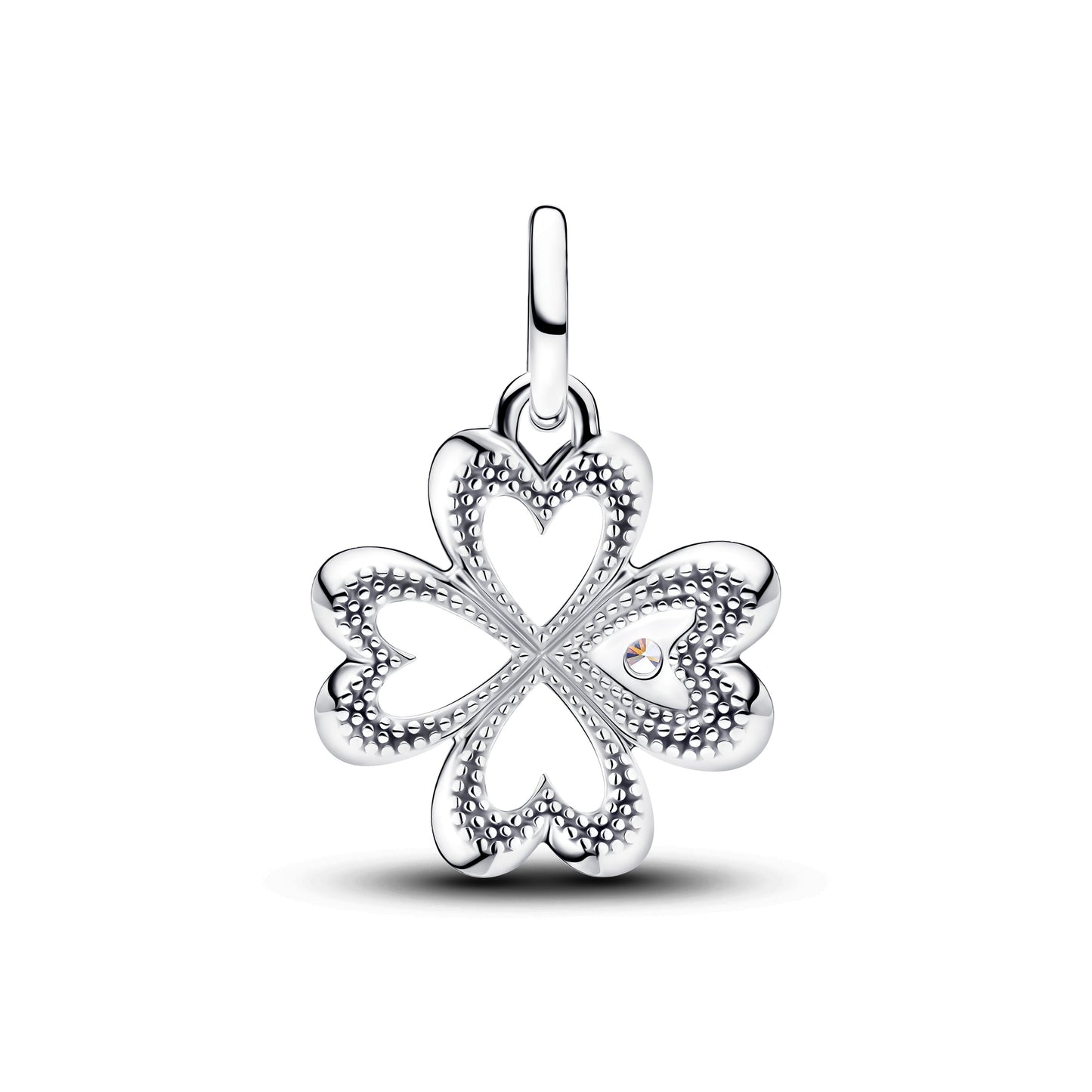 Heart Four-Leaf Clover Medallion Charm Premium Fashion Jewelry Gift Collection