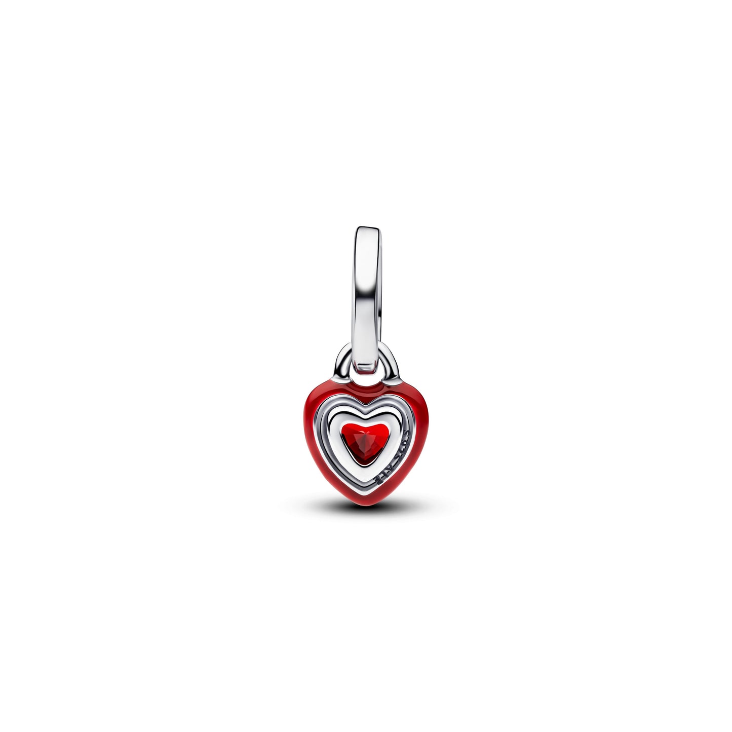 Red Chakra Heart Mini Dangle Charm Premium Fashion Jewelry Gift Collection