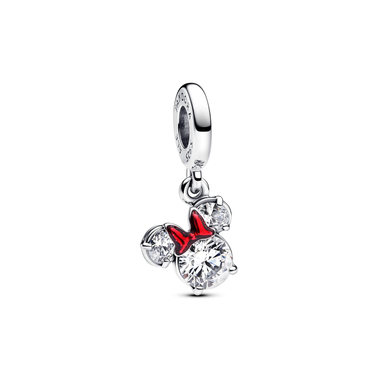 Disney Minnie Mouse Silhouette Dangle Charm Premium Fashion Jewelry Gift Collection
