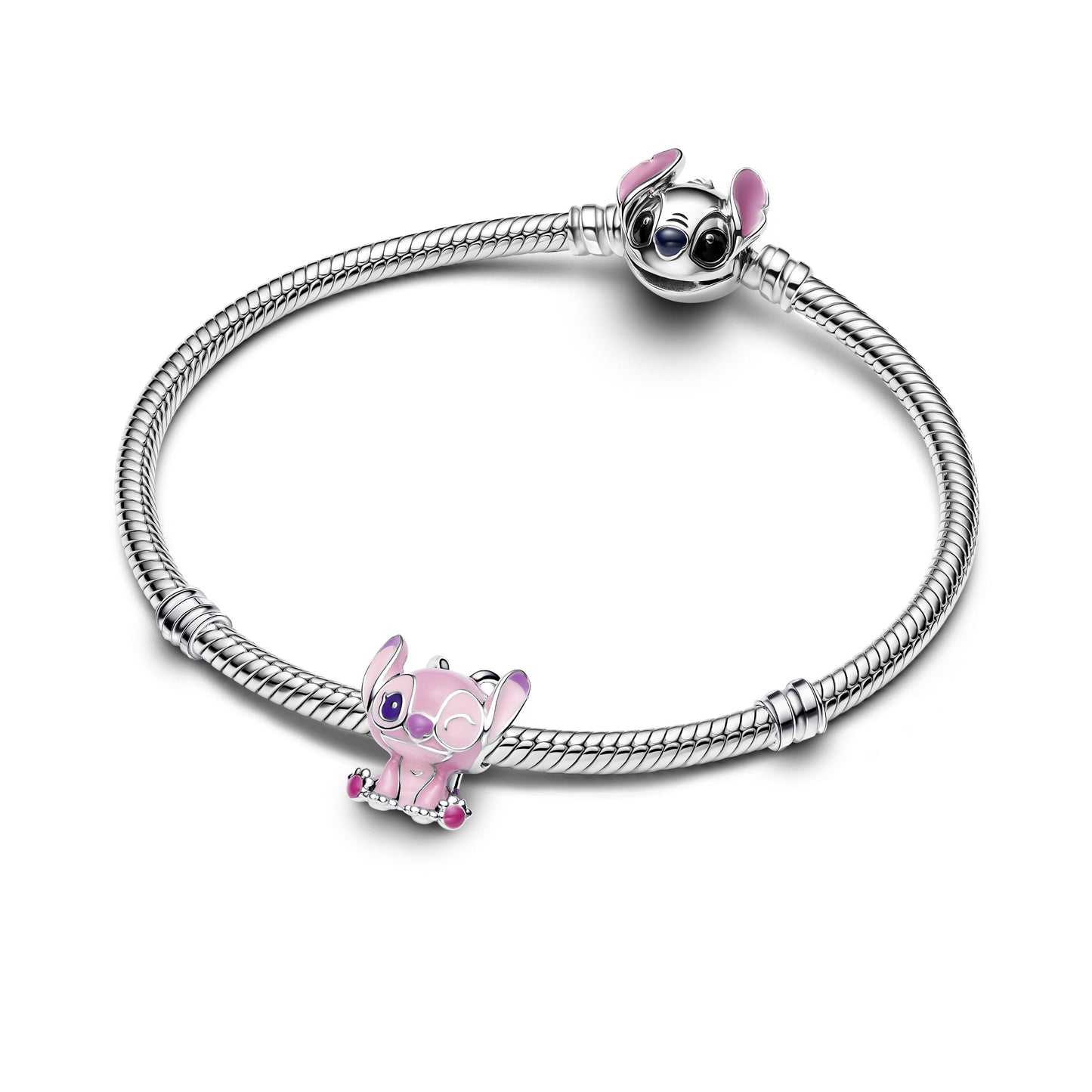 Disney Lilo & Stitch Angel Charm Premium Fashion Jewelry Gift Collection