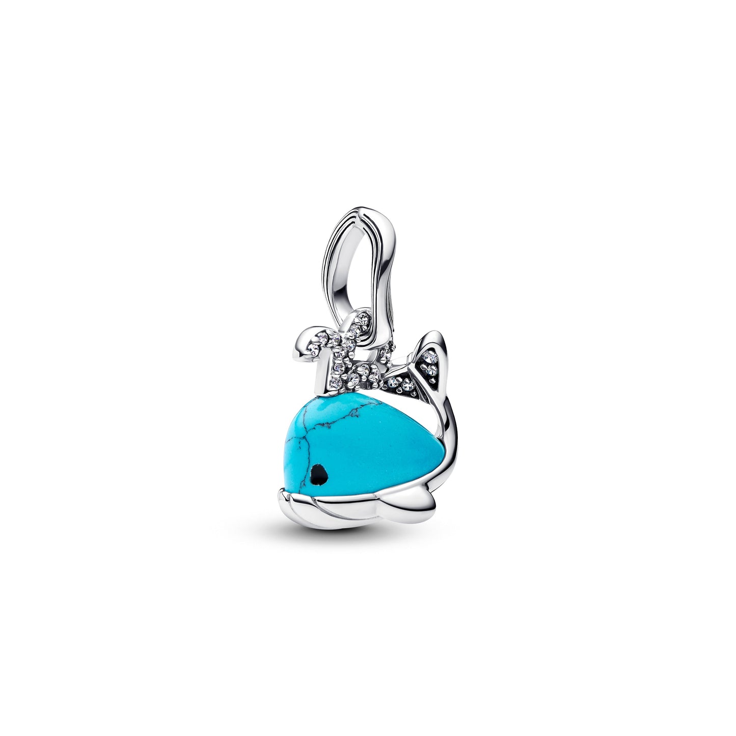 Turquoise-colored Whale Dangle Charm Premium Fashion Jewelry Gift Collection