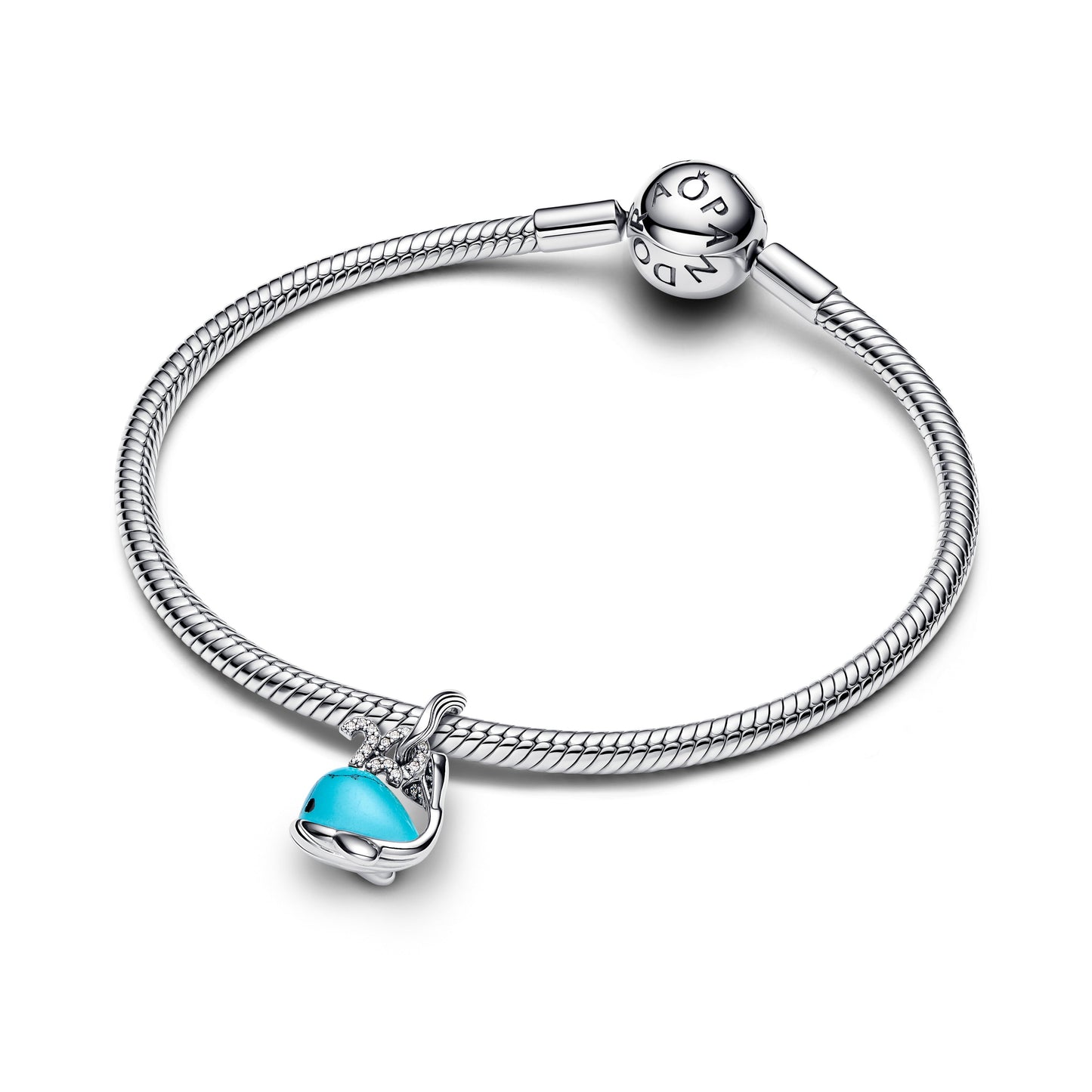 Turquoise-colored Whale Dangle Charm Premium Fashion Jewelry Gift Collection