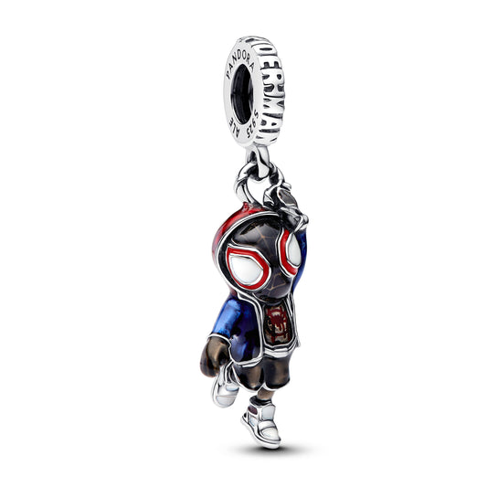 Marvel's Spider-Man Miles Morales Dangle Charm Premium Fashion Jewelry Gift Collection