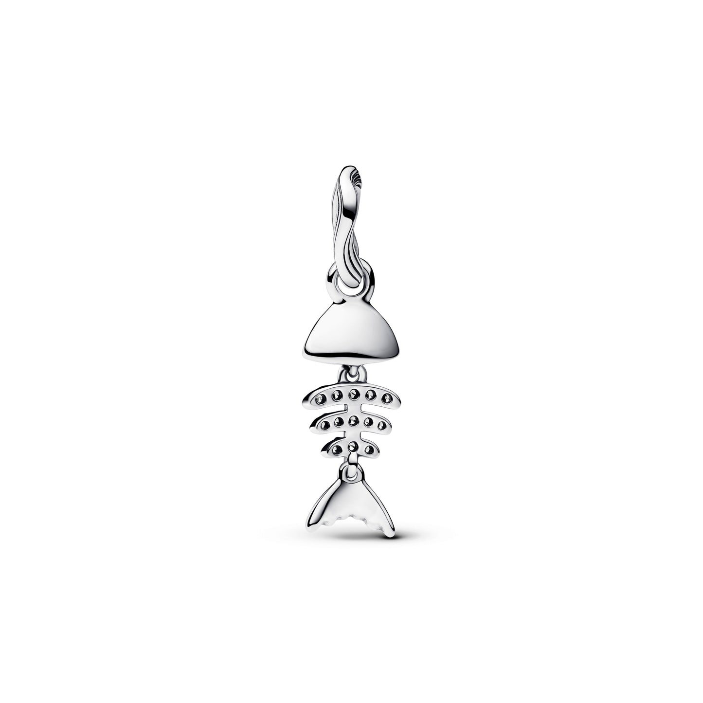 Turquoise-colored Fishbone Dangle Charm Premium Fashion Jewelry Gift Collection