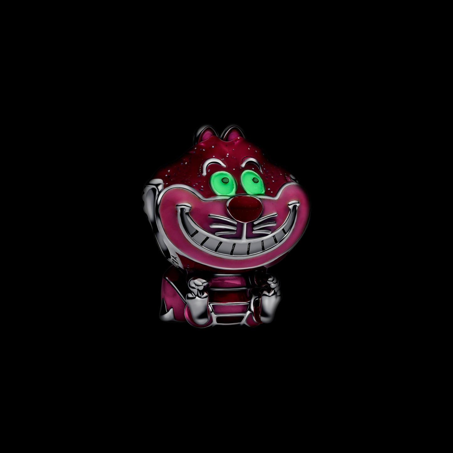 Disney Alice in Wonderland Cheshire Cat Charm Premium Fashion Jewelry Gift Collection