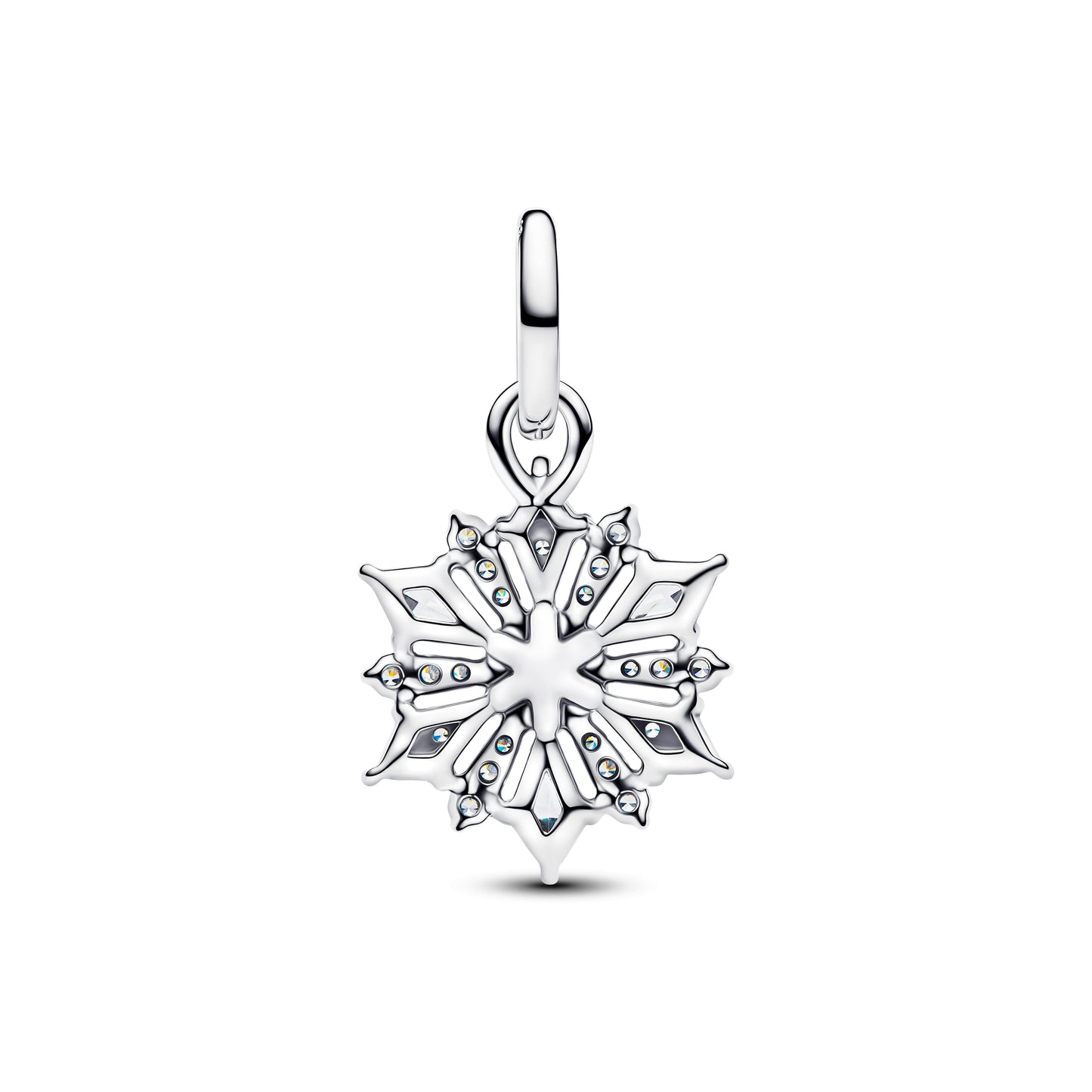 Disney Frozen Queen Elsa Snowflake Dangle Charm Premium Fashion Jewelry Gift Collection