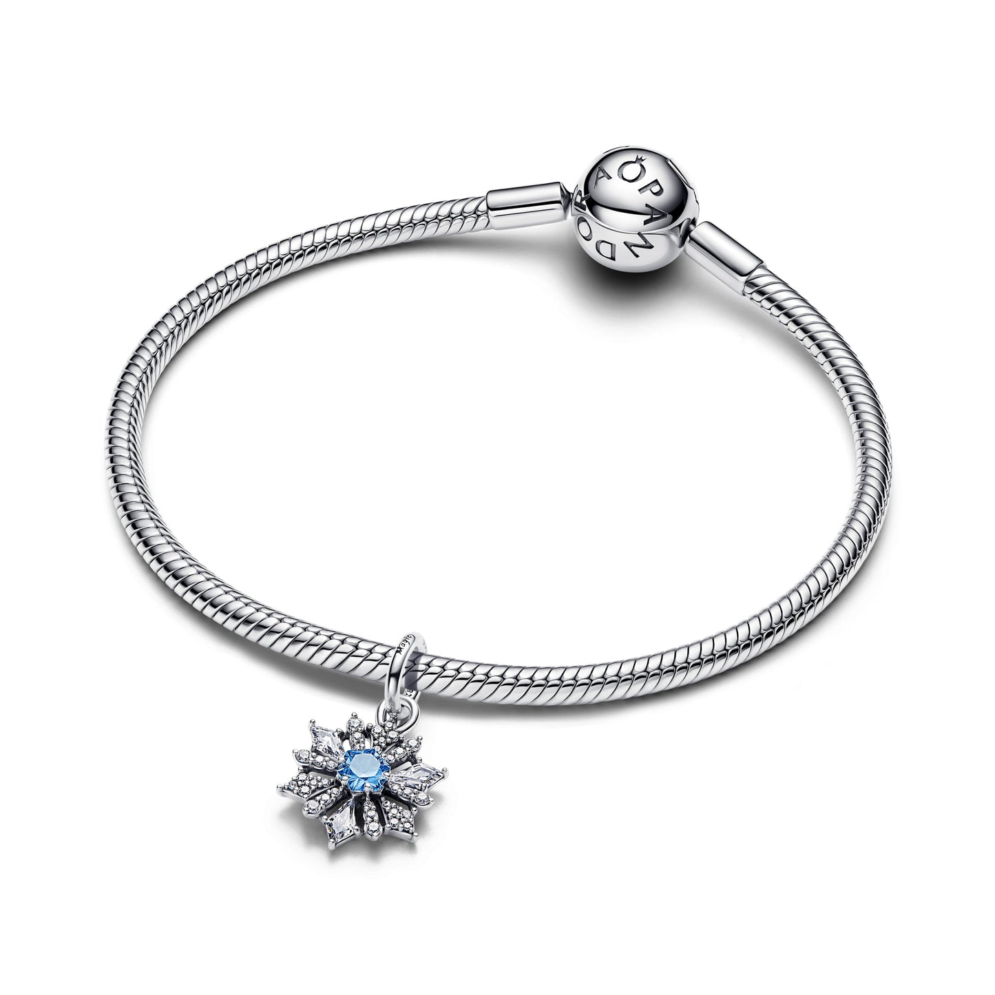 Disney Frozen Queen Elsa Snowflake Dangle Charm Premium Fashion Jewelry Gift Collection