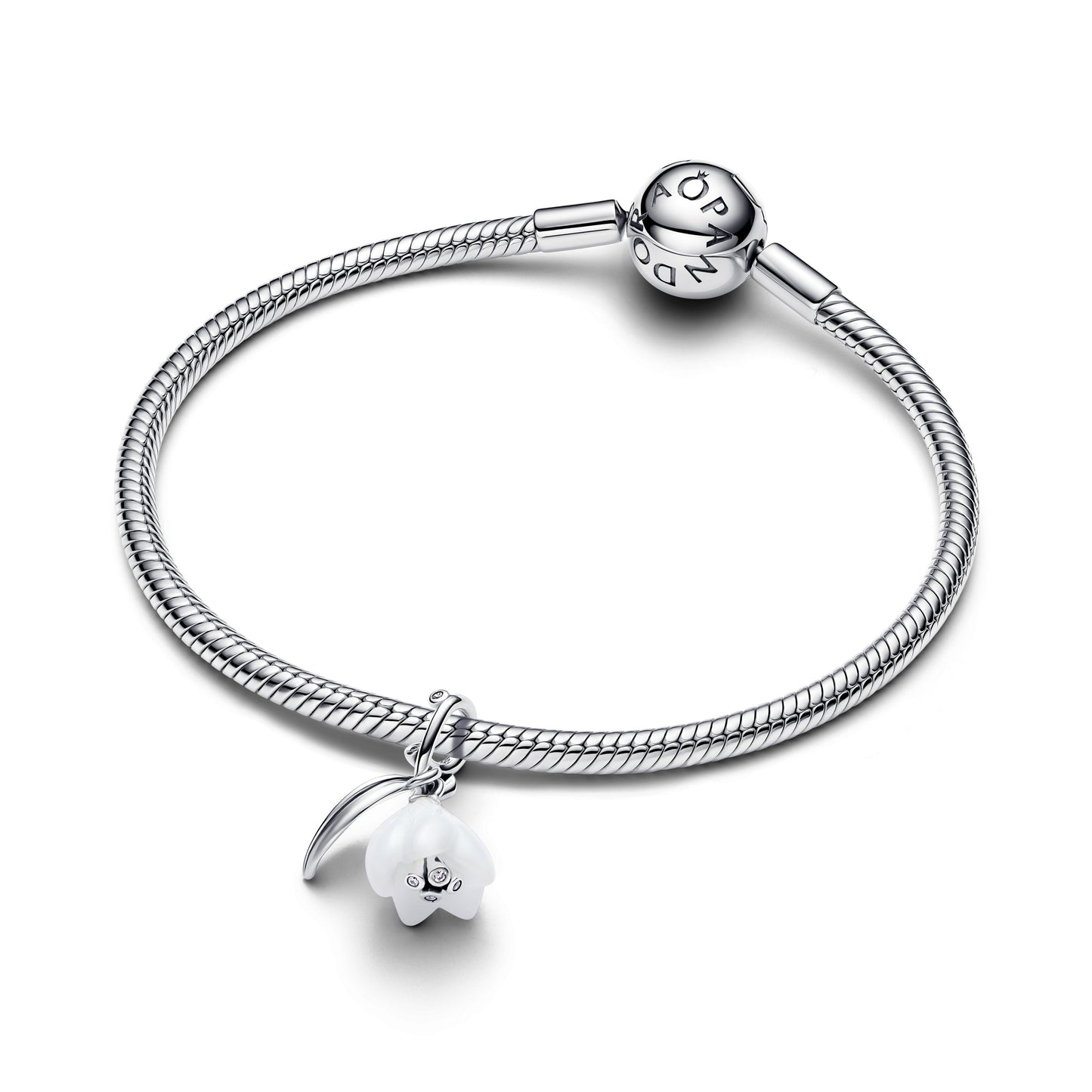 Snowdrop Flower Dangle Charm Premium Fashion Jewelry Gift Collection