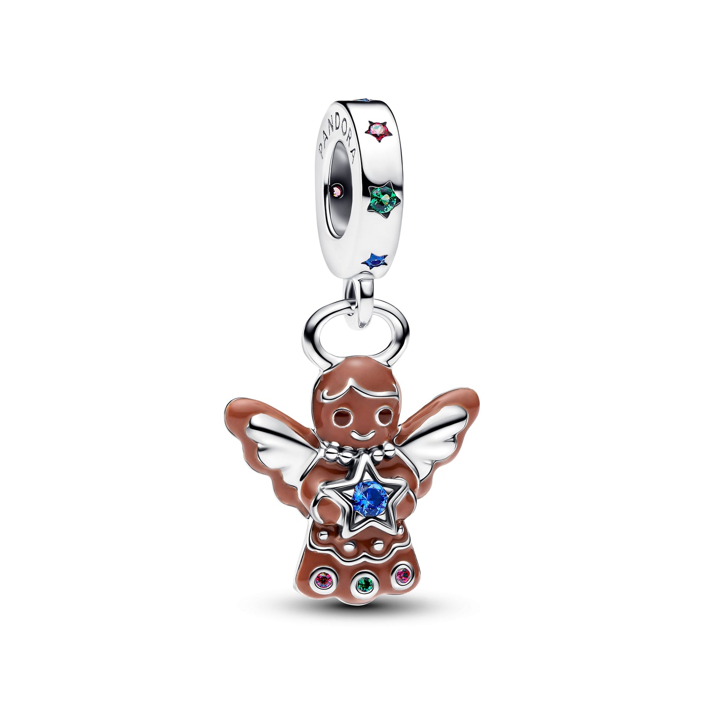 Gingerbread Angel Dangle Charm Premium Fashion Jewelry Gift Collection