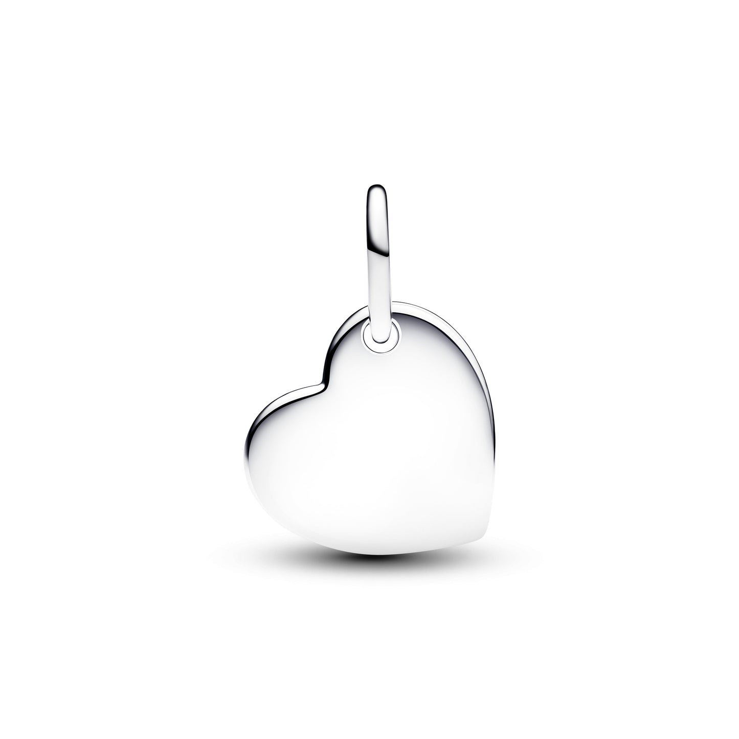 June Engravable Heart White Stone Dangle Charm Premium Fashion Jewelry Gift Collection