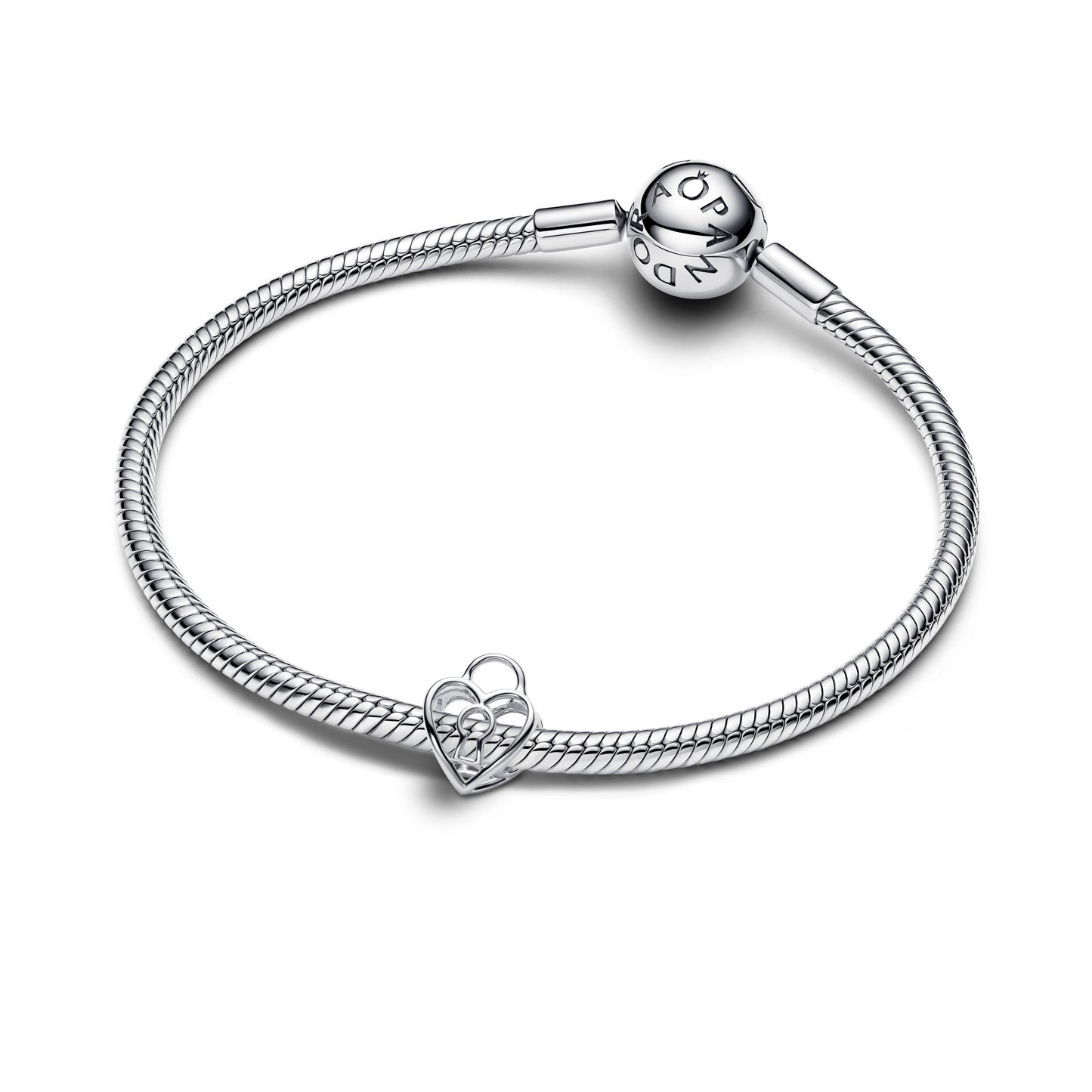 Openwork Heart Padlock Charm Premium Fashion Jewelry Gift Collection
