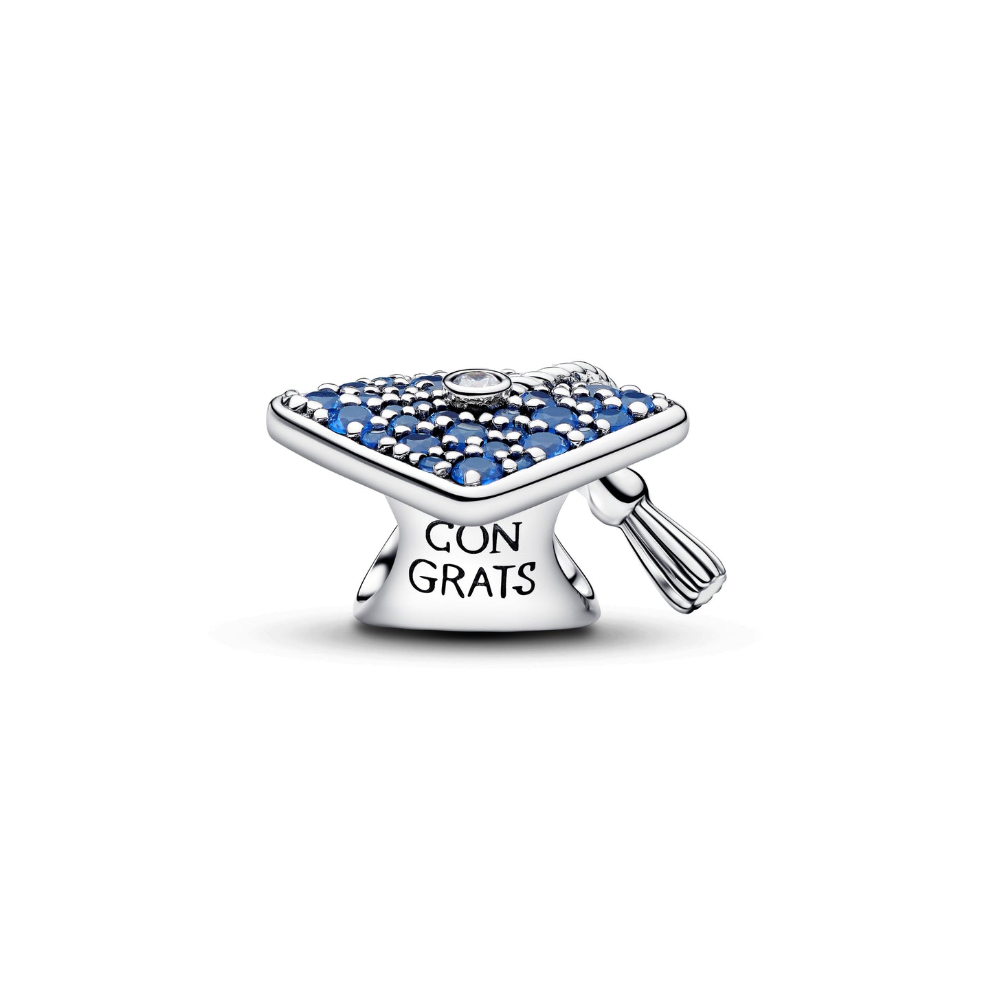 Sparkling Blue 2026 Graduation Cap Charm Premium Fashion Jewelry Gift Collection