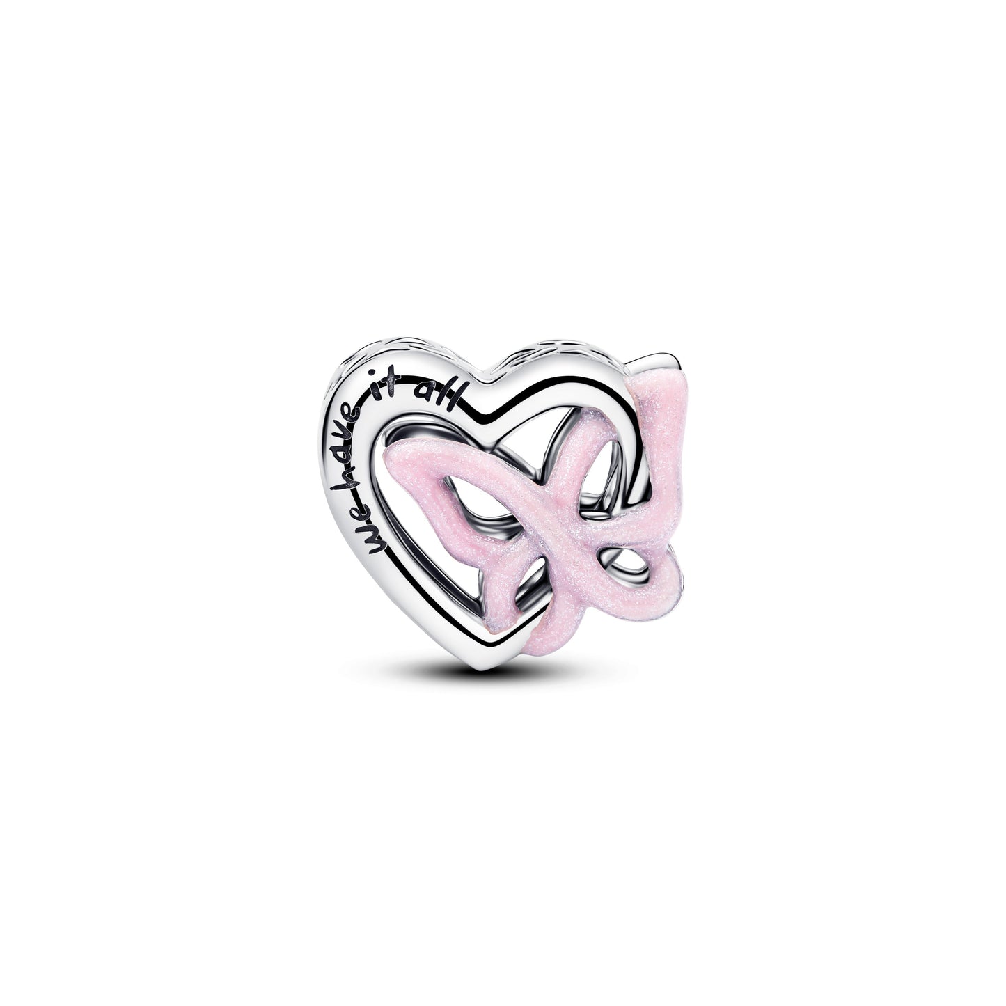 Entwined Heart & Butterfly Charm Premium Fashion Jewelry Gift Collection
