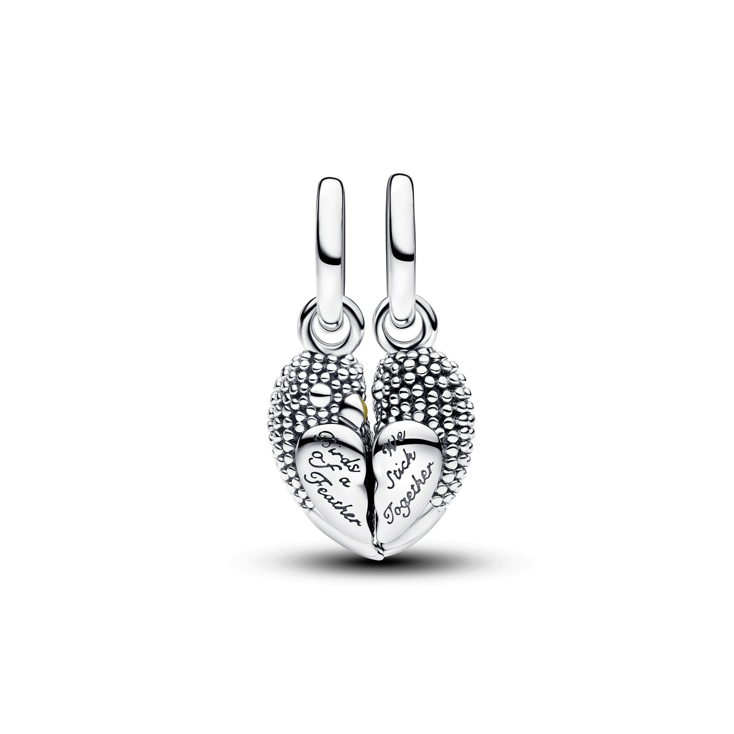 Love Birds Splittable Dangle Charm Premium Fashion Jewelry Gift Collection