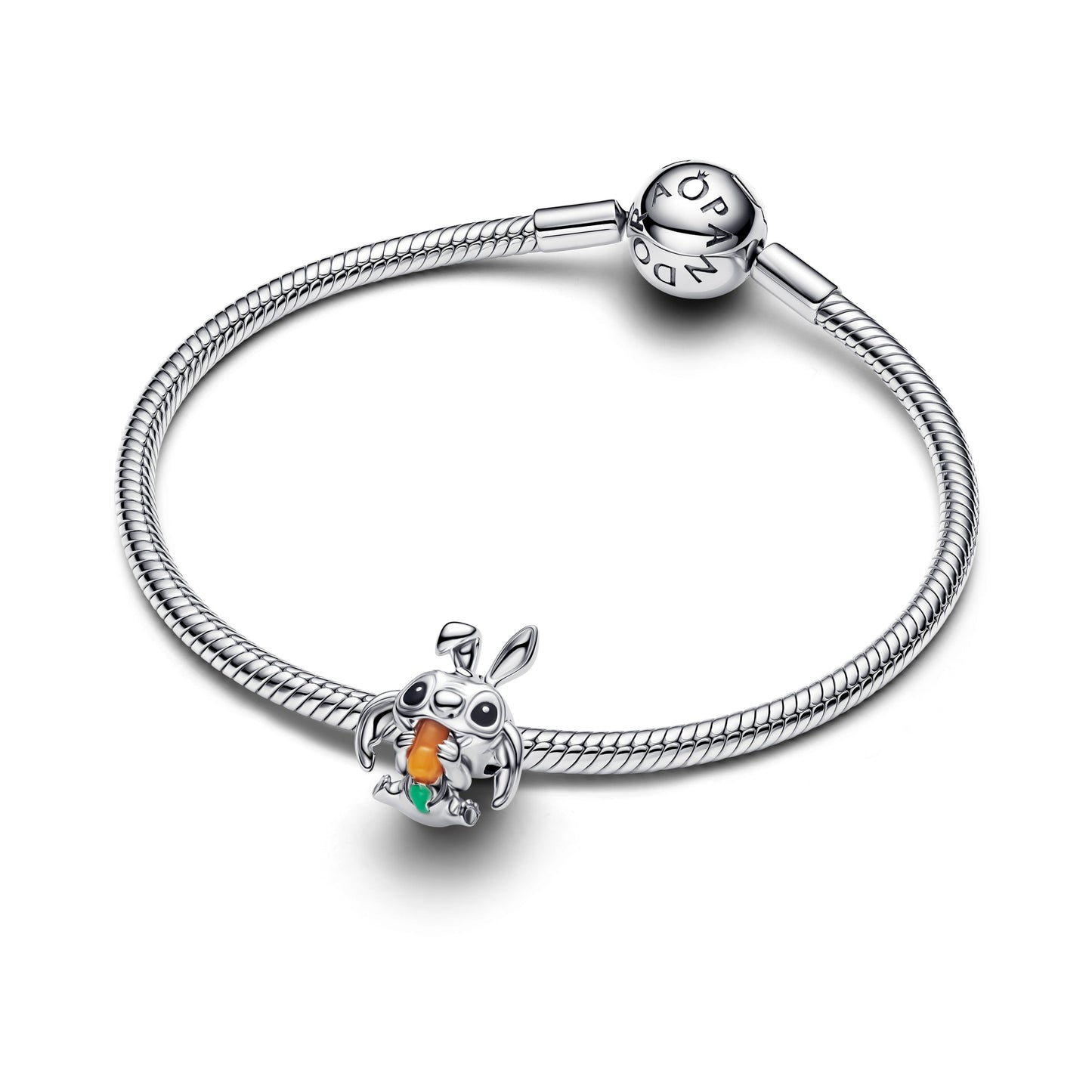 Disney Stitch Easter Bunny Charm Premium Fashion Jewelry Gift Collection